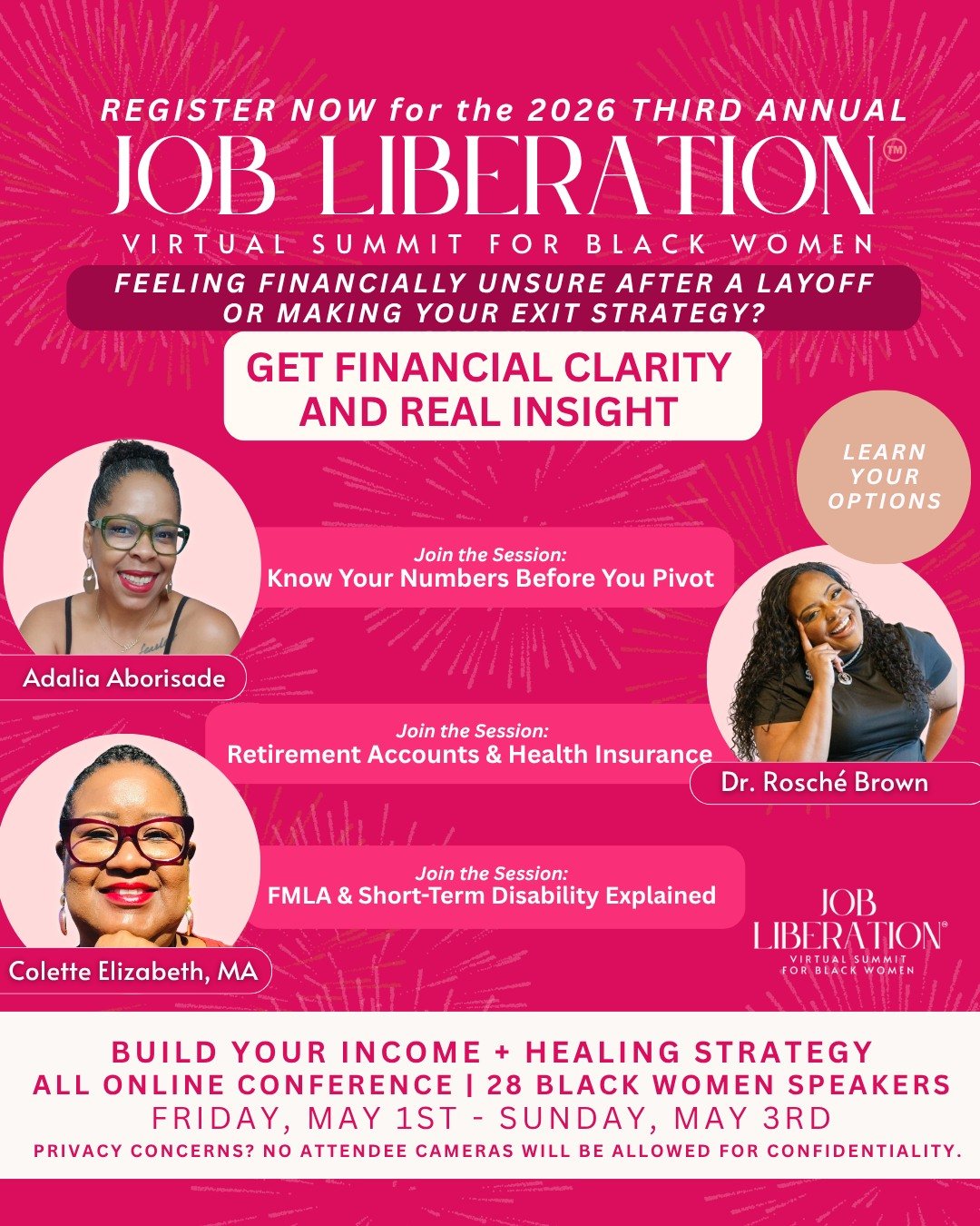 If you&rsquo;ve been thinking about your next move, but your finances feel unclear, uncertain, or overwhelming, that's real.

Whether you&rsquo;ve been impacted by a layoff or are preparing to leave, financial clarity isn&rsquo;t just helpful&mdash;i