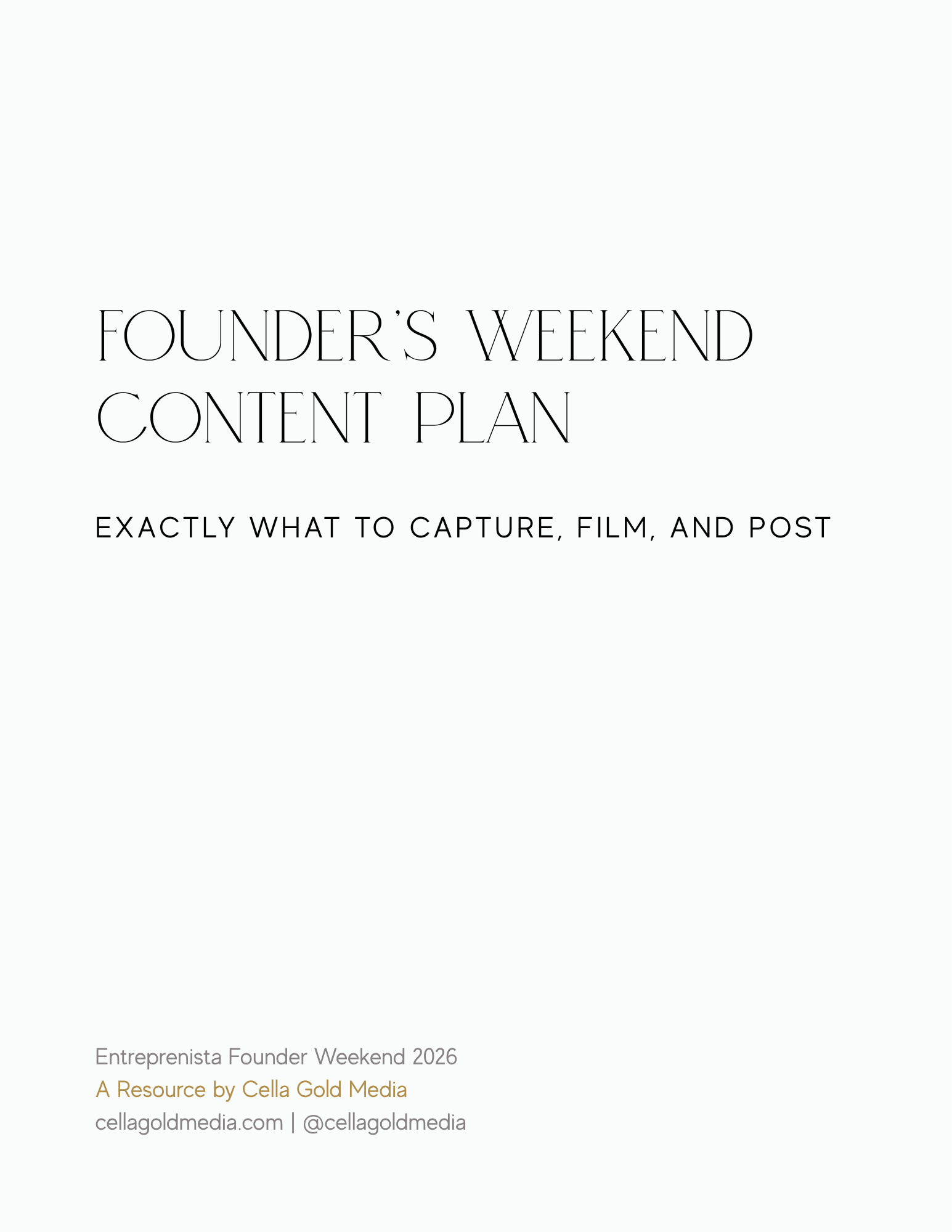 FOUNDER’S WEEKEND CONTENT PLAN.png