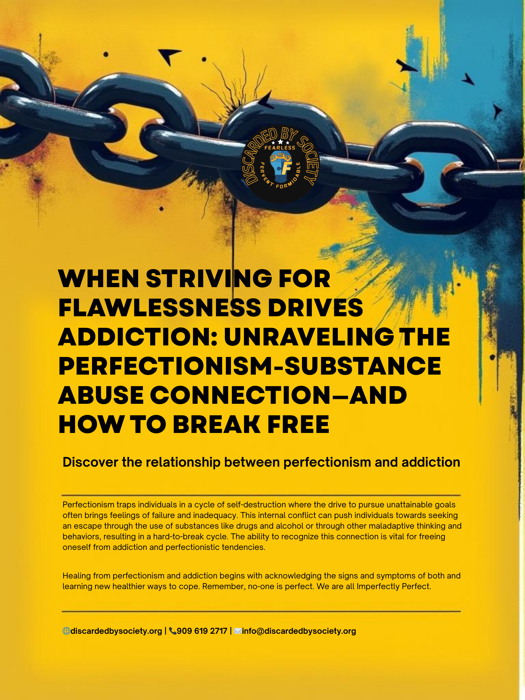 when striving for flawlessness drives addiction: unraveling the perfectionism-substance abuse connection—and How to Break Free