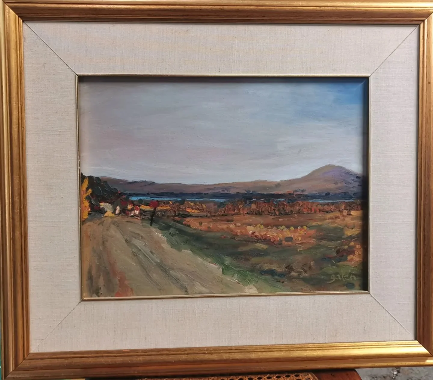 Cedarville in the fall, Lake Memphremagog
12&times;16 oil on canvas panel (with 🖼️)