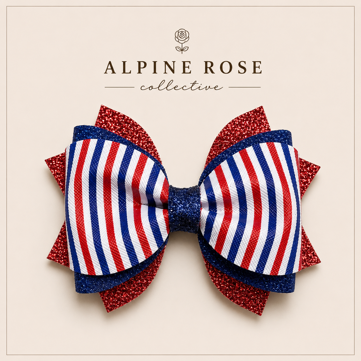 stars and stripes bow