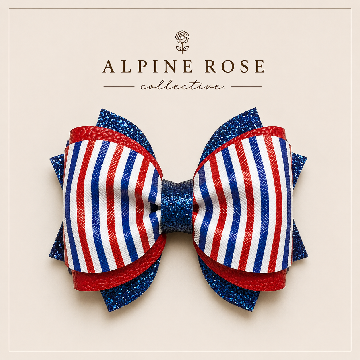 stars and stripes bow