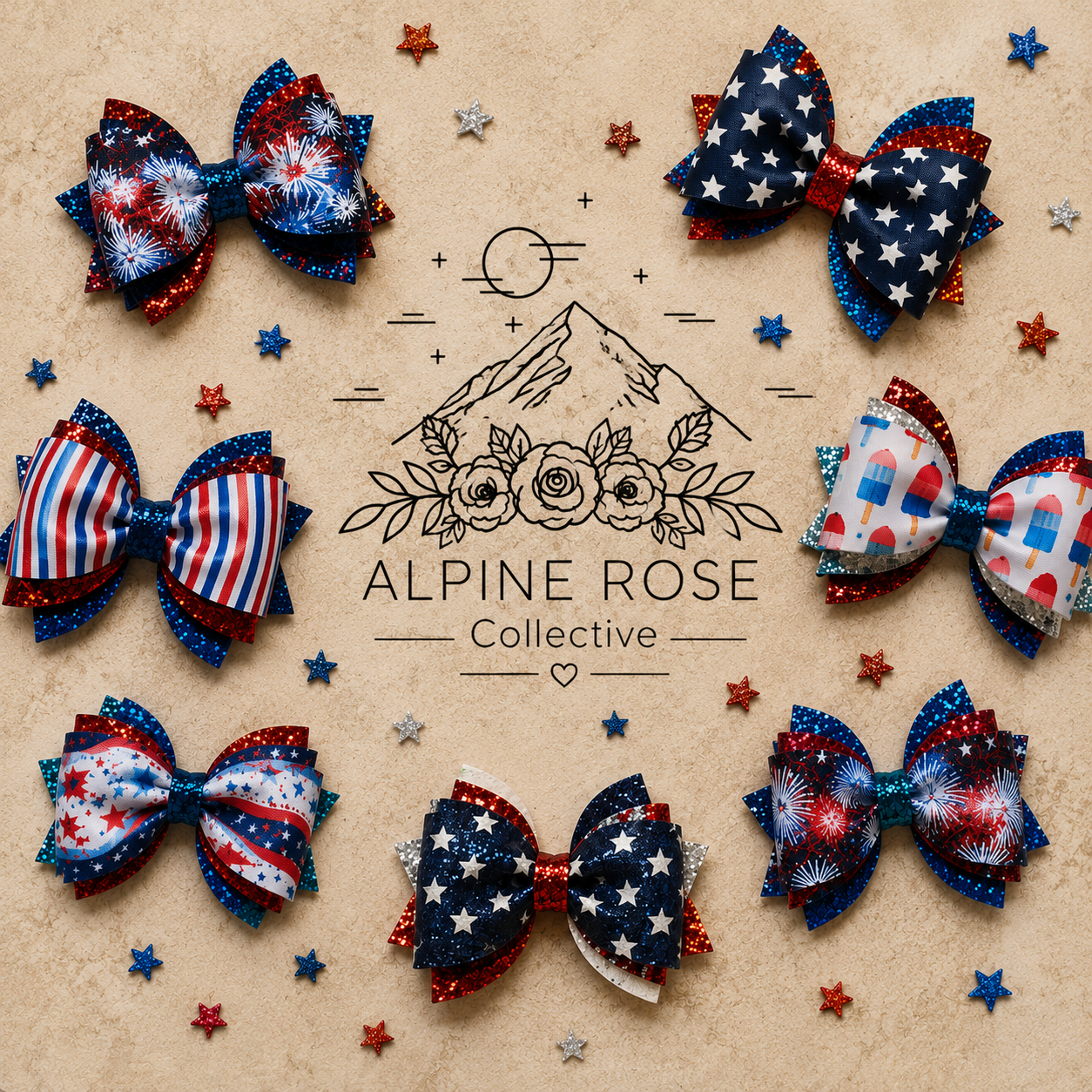 🇺🇸 Patriotic Bows Collection