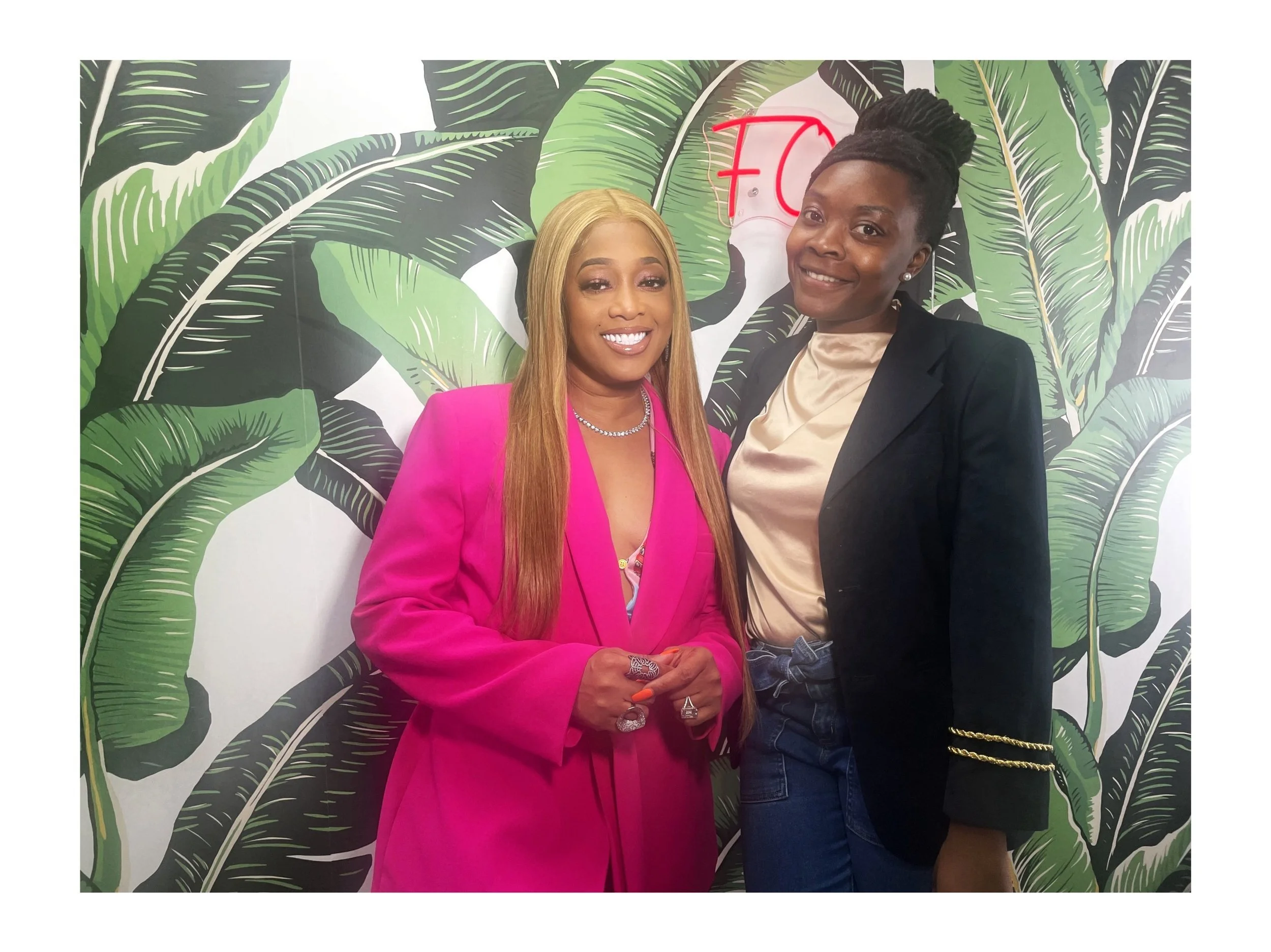 Brandolyn with platinum selling rapper Trina