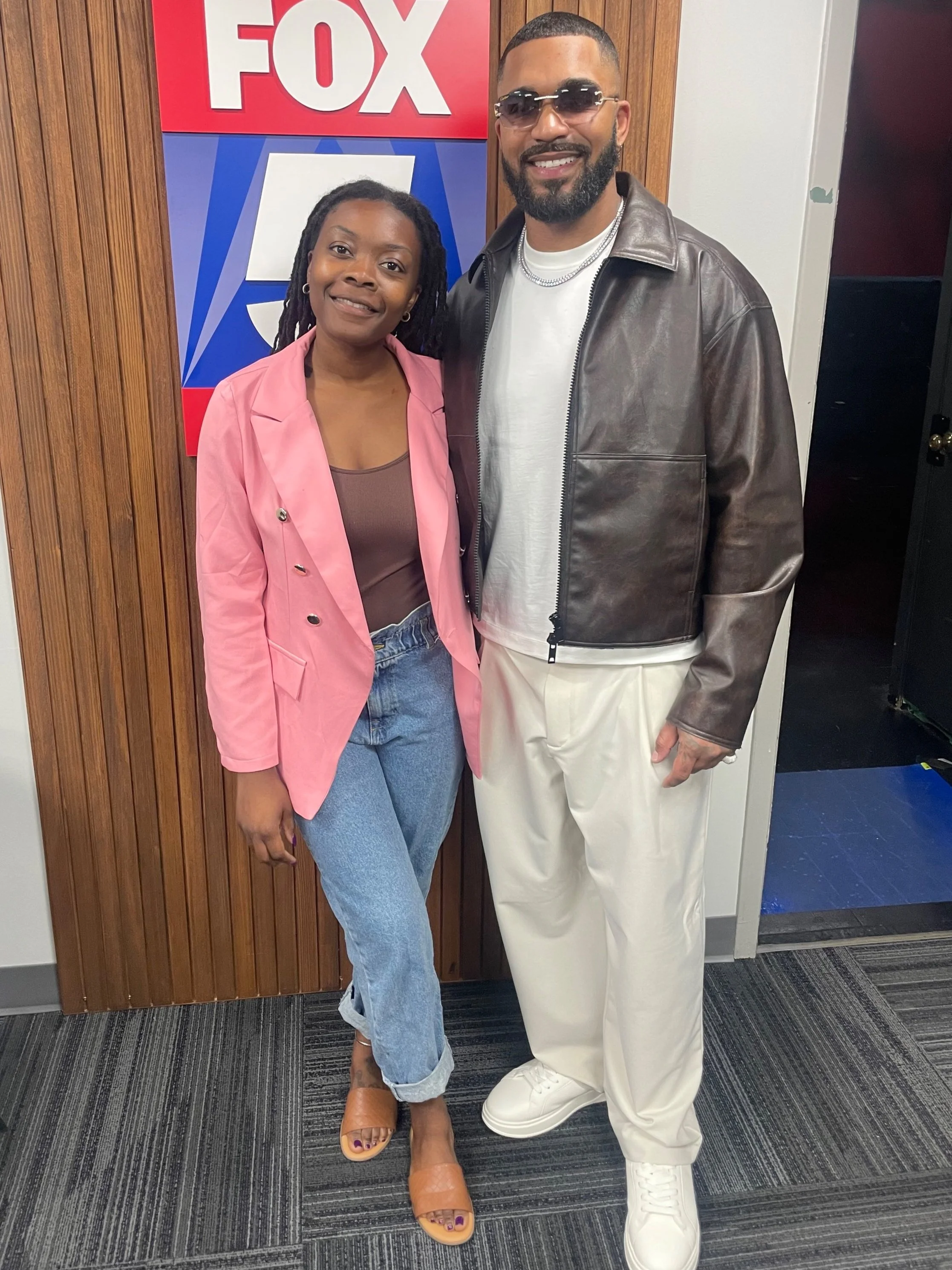 Brandolyn with actor Tyler Lesley