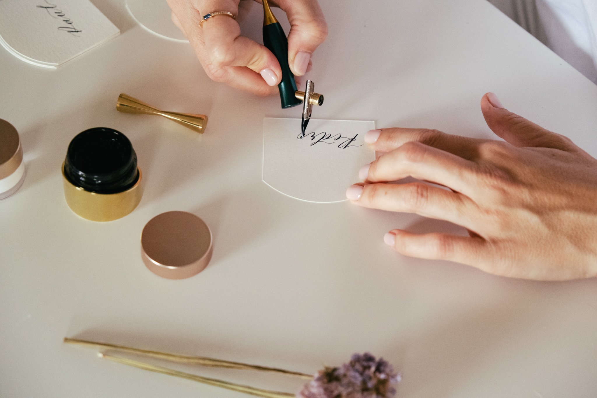 Wedding stationery and signage