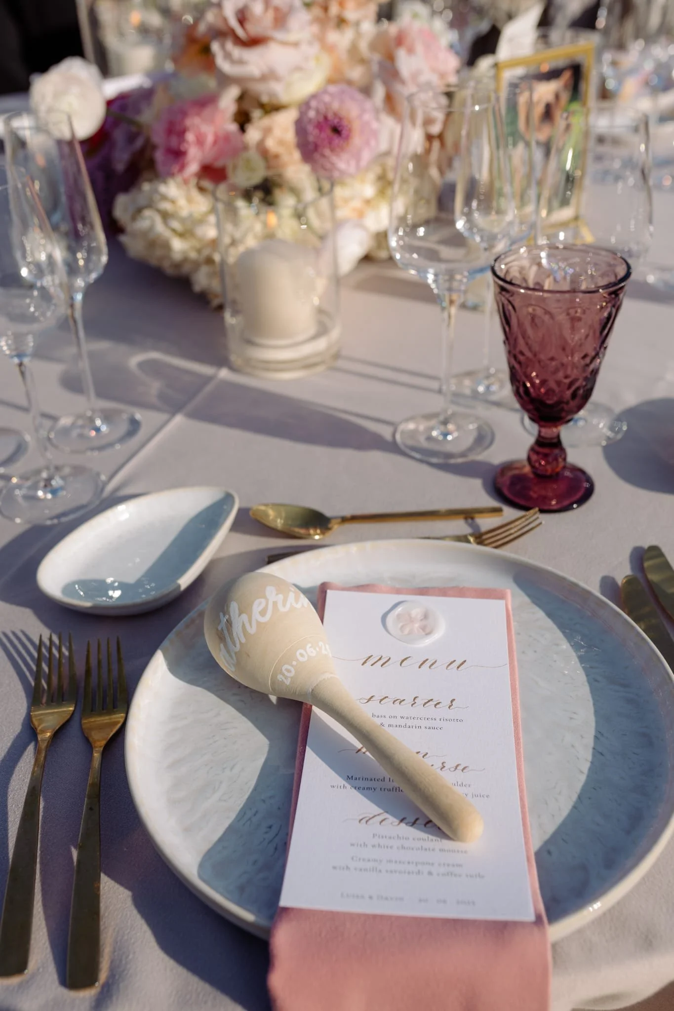 Personalised maracas. Wedding