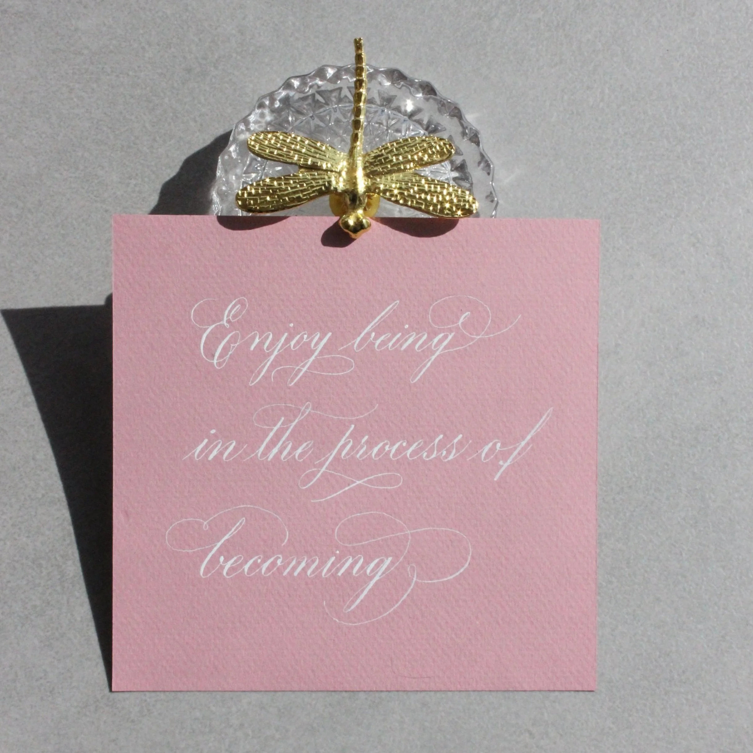 Mallorca calligrapher. Copperplate calligraphy