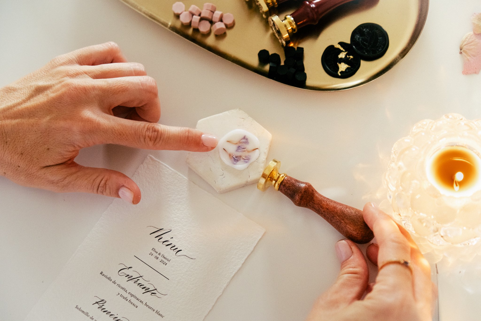 Wedding stationery and signage