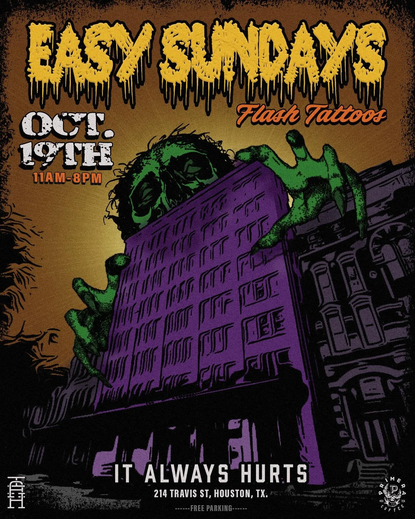 &ldquo;Easy Sundays&rdquo; is back this weekend for a special Halloween edition! @primerahtx will be serving coffee for y&rsquo;all &amp; @gildedolive will have jewelry for sale! you don&rsquo;t want to miss this! 

We&rsquo;ll be revealing our flash