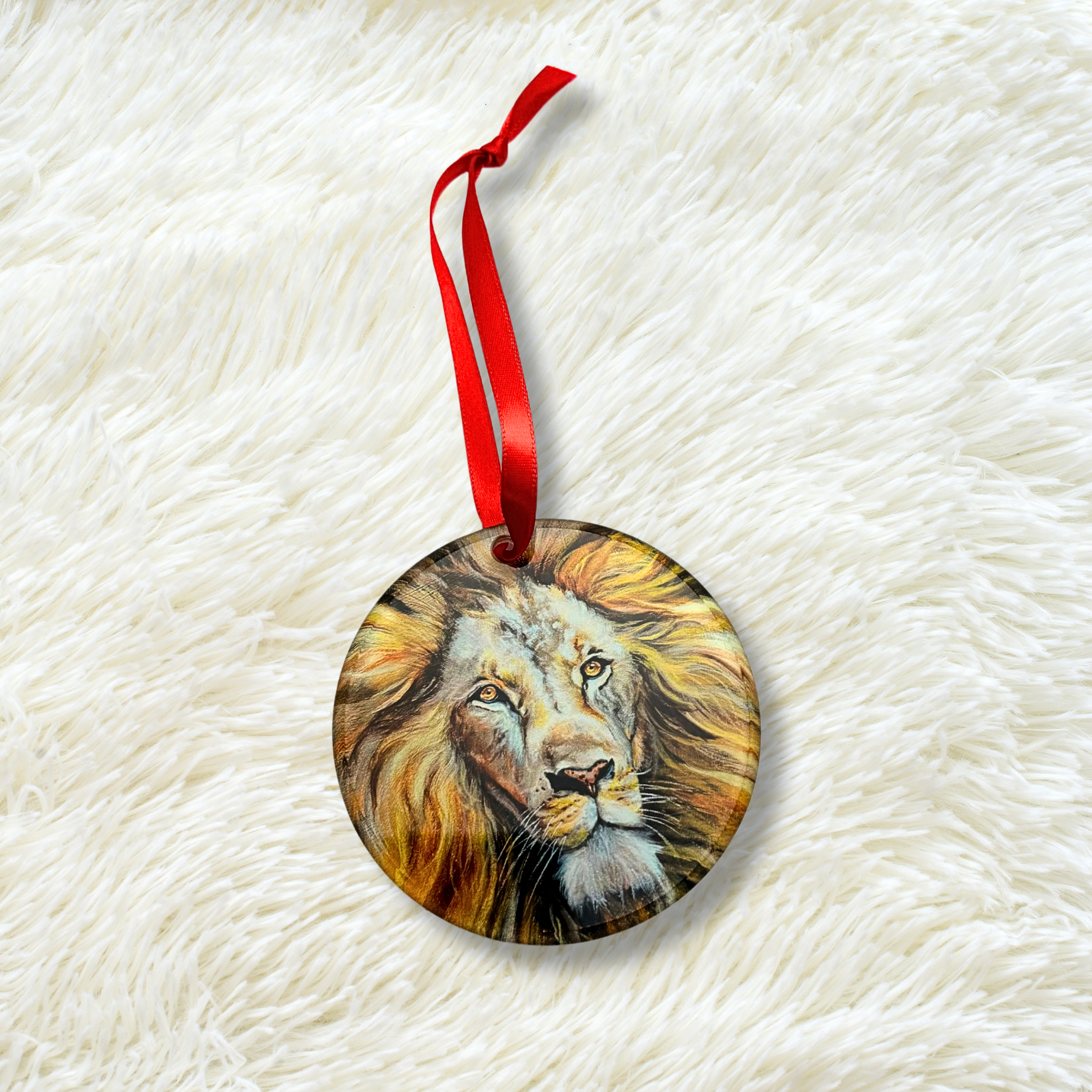 Lion Christmas Ornament