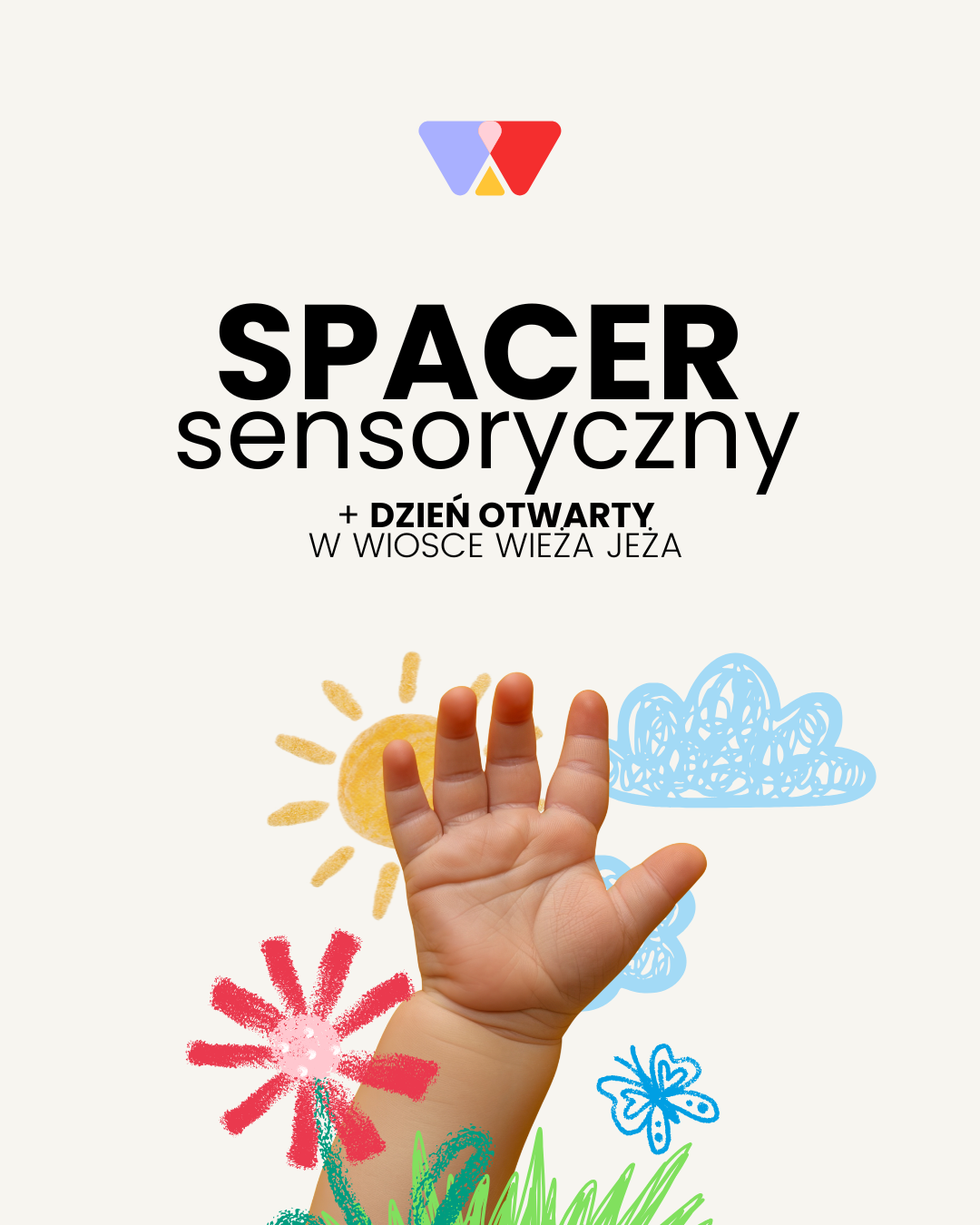 Spacer Sensoryczny w Wiosce Wieża Jeża na Żoliborzu 💛 