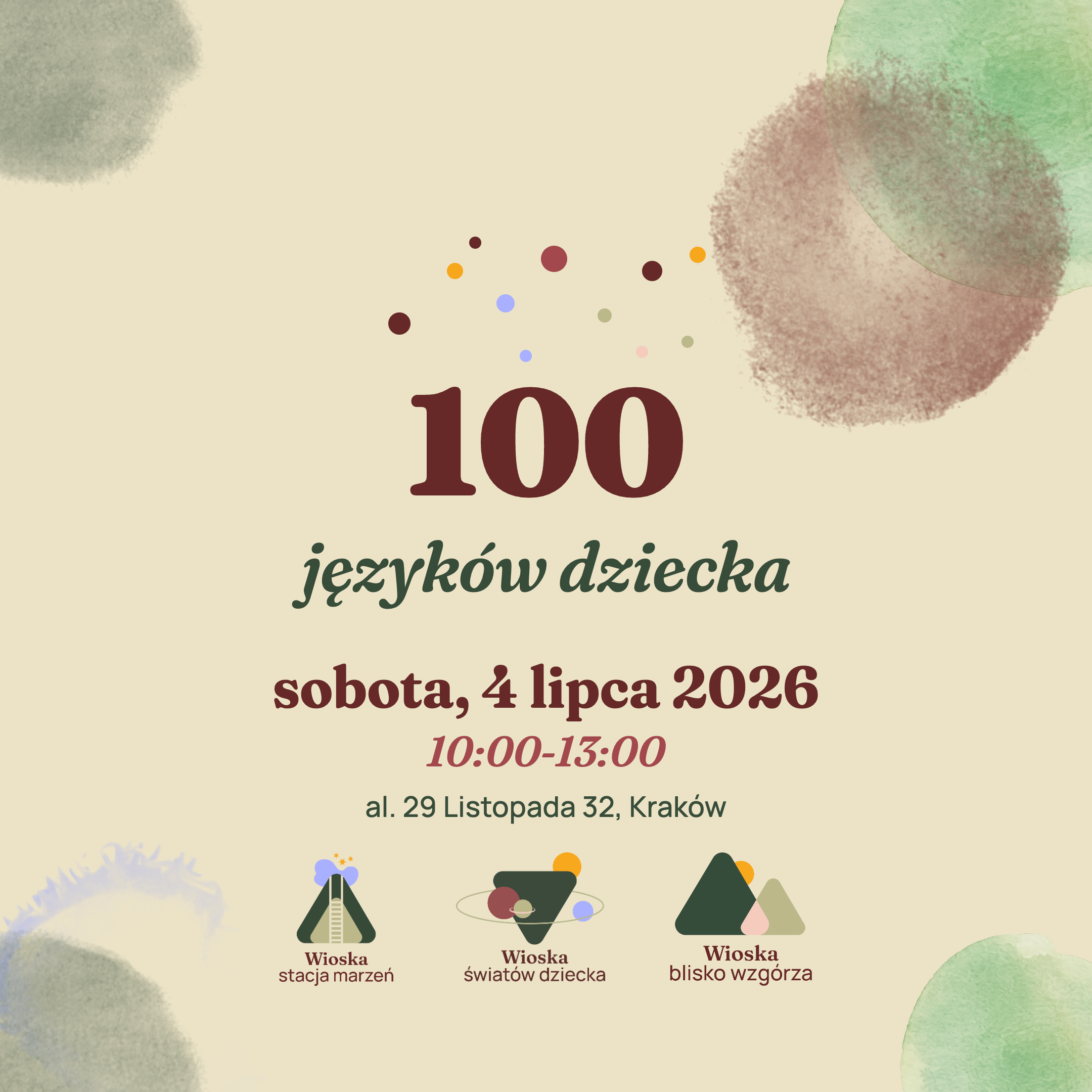 100 języków dziecka | Dzień otwarty trzech krakowskich Wiosek 💛