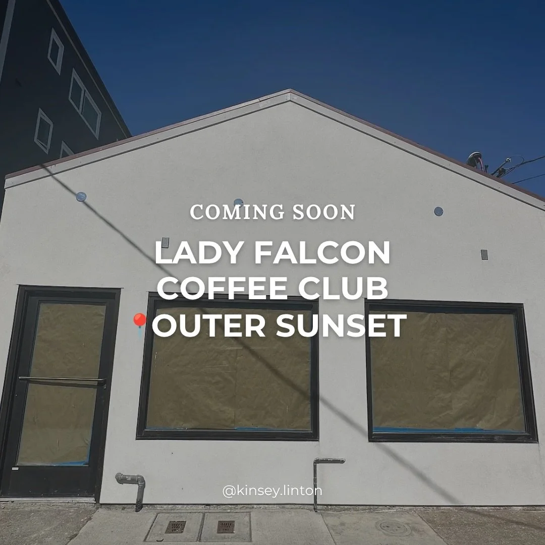 A possible new cafe is opening in the Sunset?!

The same co-owner as the infamous Java Beach Cafe teased a potential &ldquo;homecoming&rdquo; in the works following the purchase of a storefront on Wawona St under the business named &ldquo;Lady Falcon