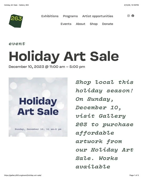 Holiday Art Sale - Gallery 263 (1:5).jpg