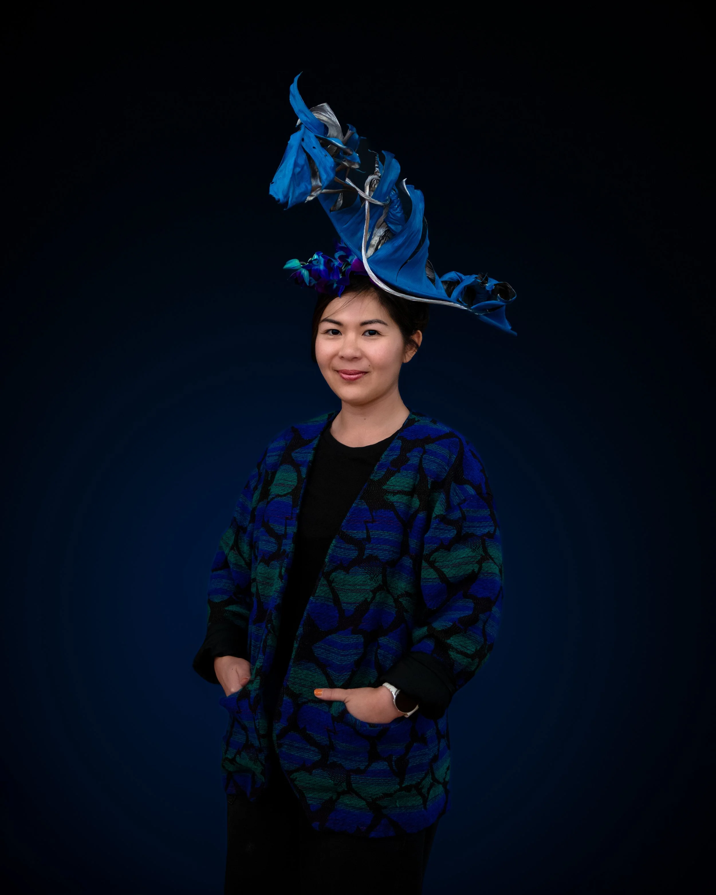 Cym Reeves Sogetsu Wearable Ikebana Demonstration