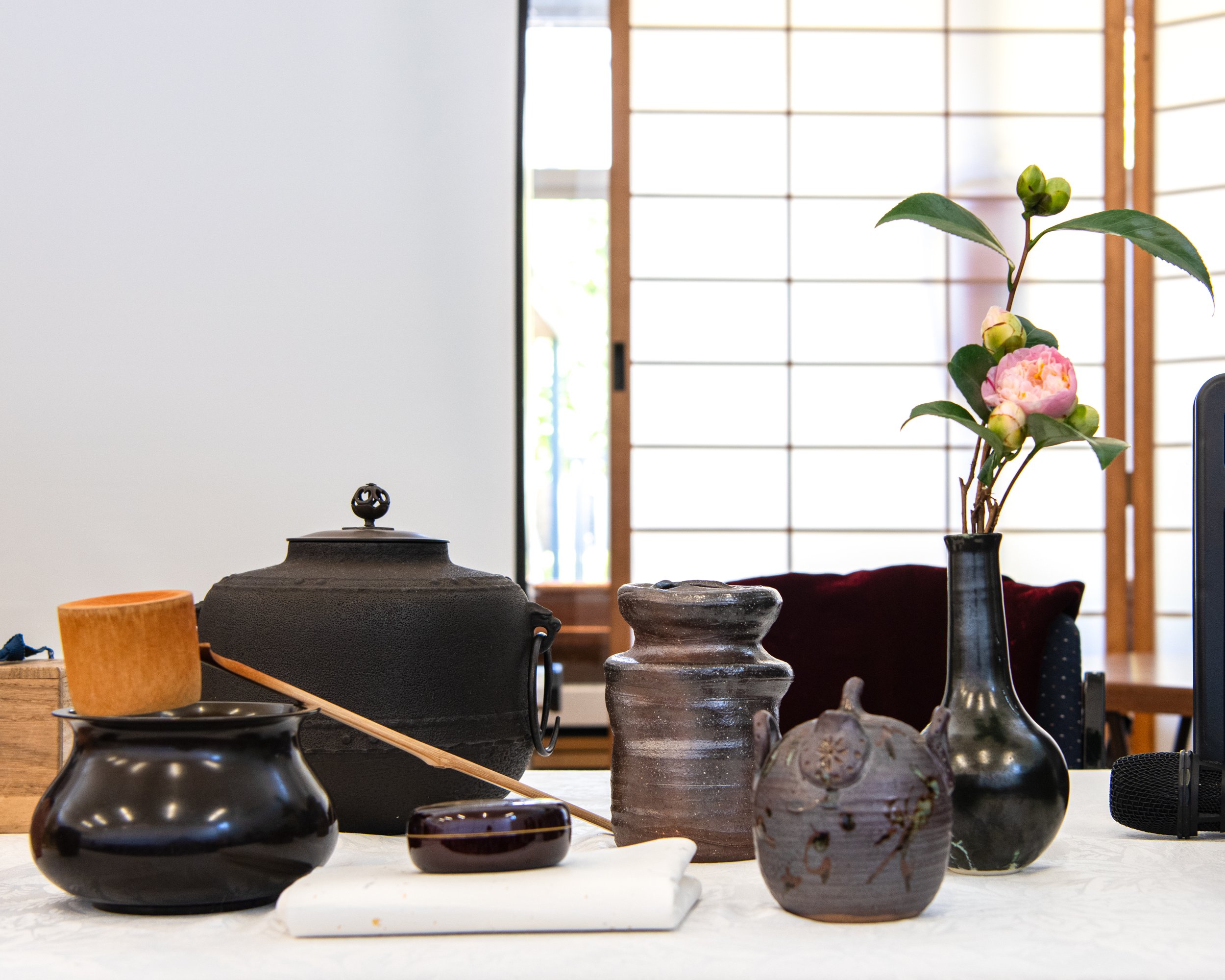 Tea set for tea ceremony