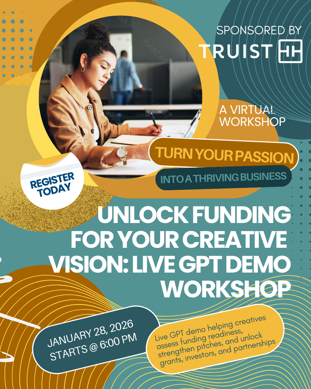 Unlock Funding for Your Creative Vision: Live GPT Demo Workshop