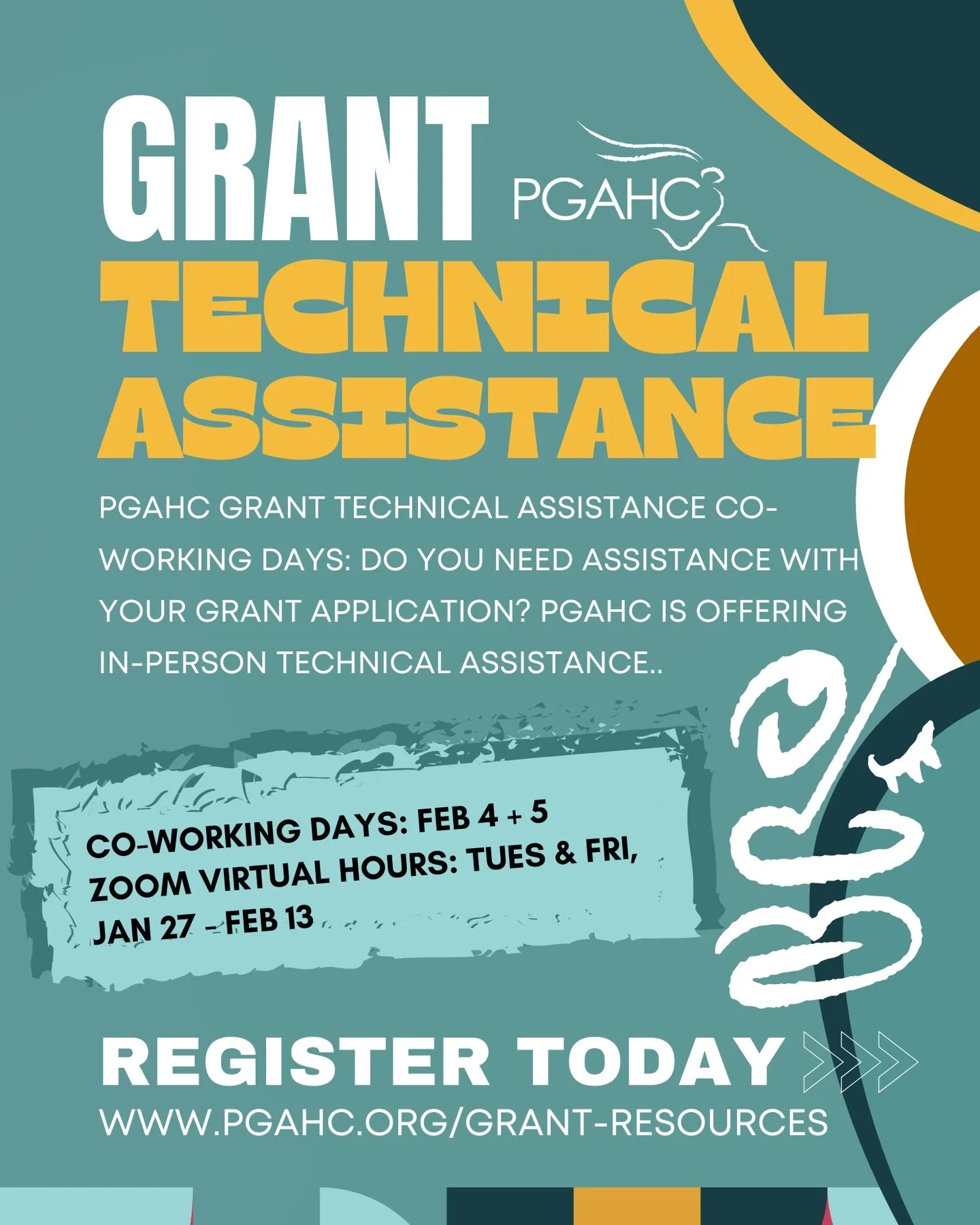 Embarking on a grant application can be both exciting and intricate-we&rsquo;re here to support you every step of the way! 🌟 

Join us for our Community Grants Technical Assistance Co-Working Sessions and Virtual Office Hours, designed to help you n