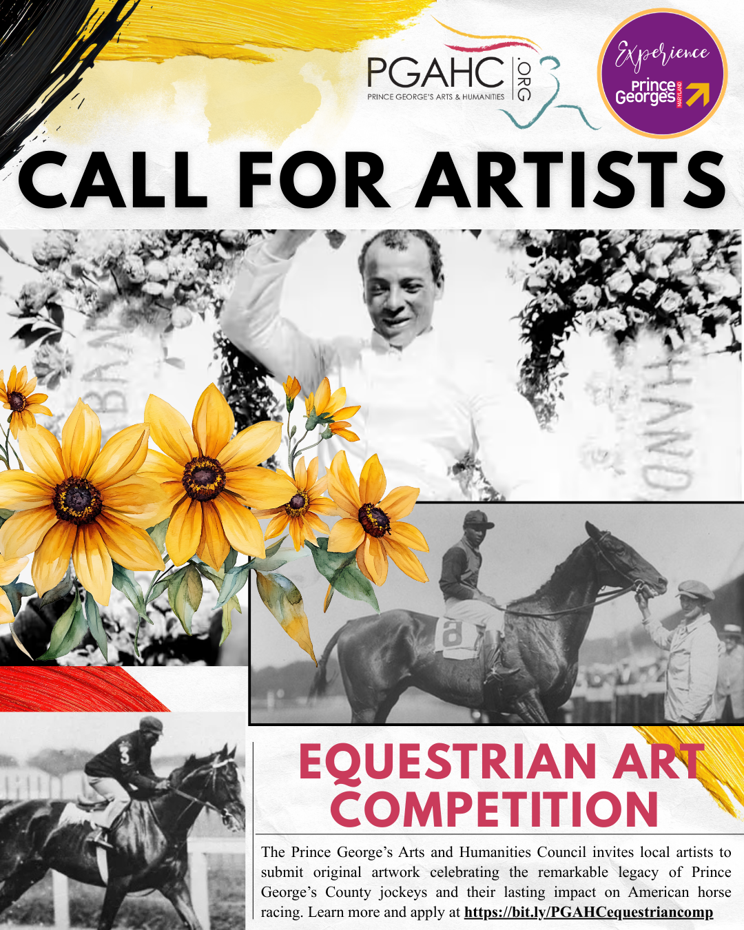 Call for Artists: Celebrating the Legacy of Prince George’s County Jockeys 