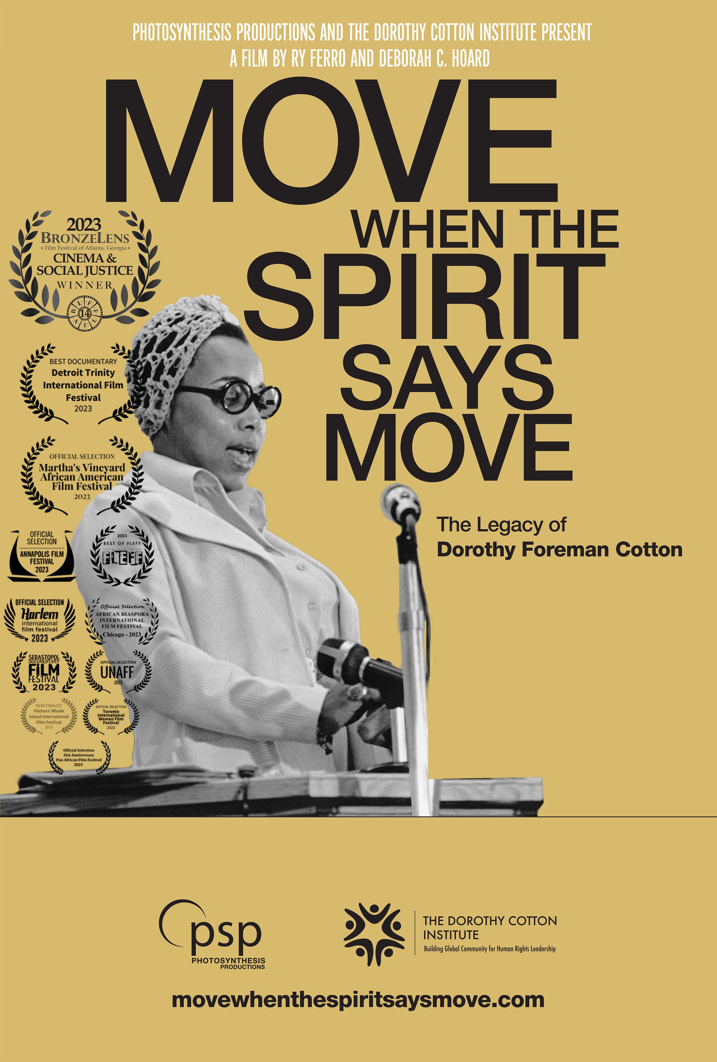 Women’s History Month Screening: MOVE WHEN THE SPIRIT SAYS MOVE