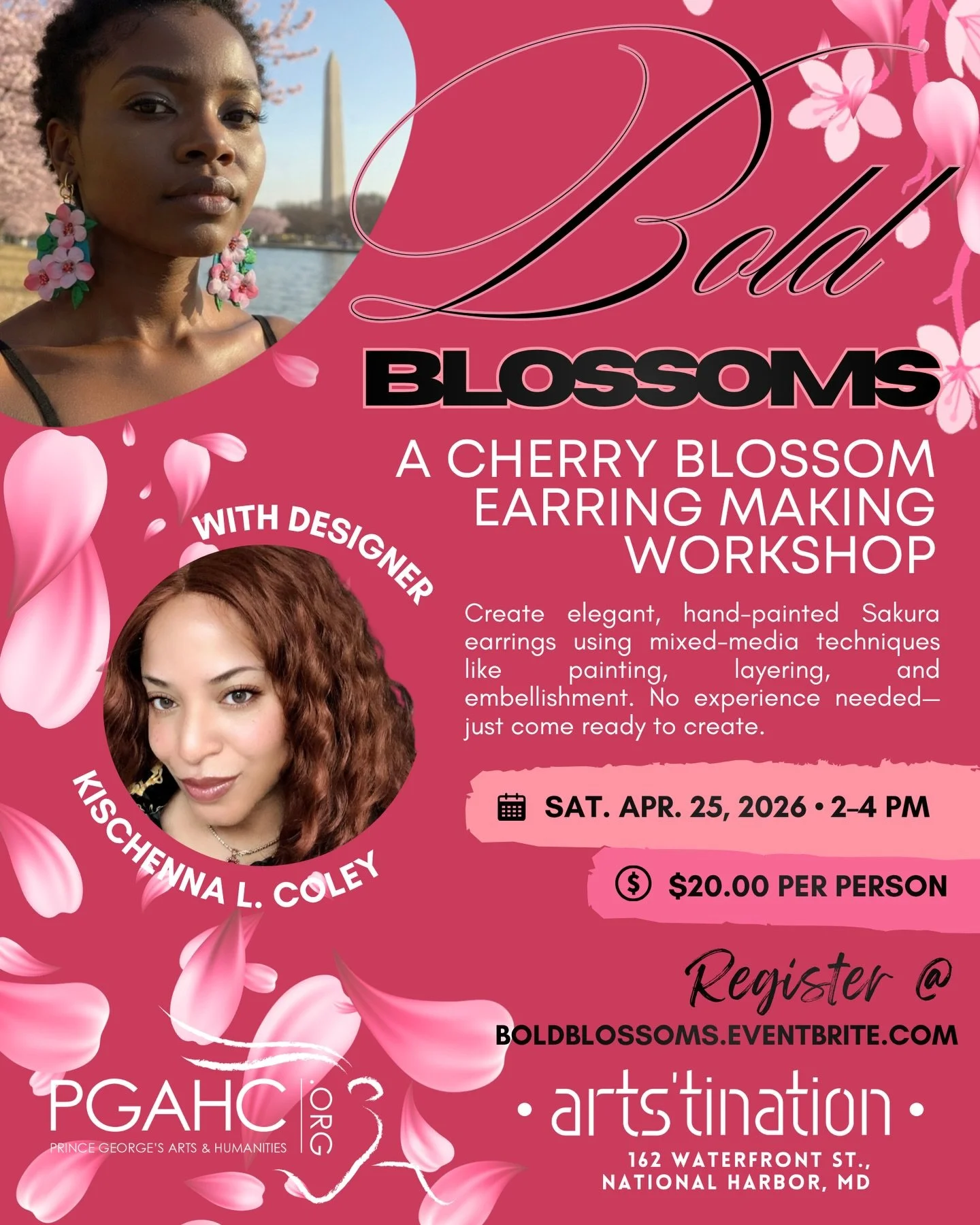 🌸✨ Turn creativity into something you can wear.

Join us for Bold Blossoms, a hands-on workshop where you&rsquo;ll design and create your own cherry blossom-inspired earrings from scratch.

Led by designer @klccouture , this beginner-friendly experi