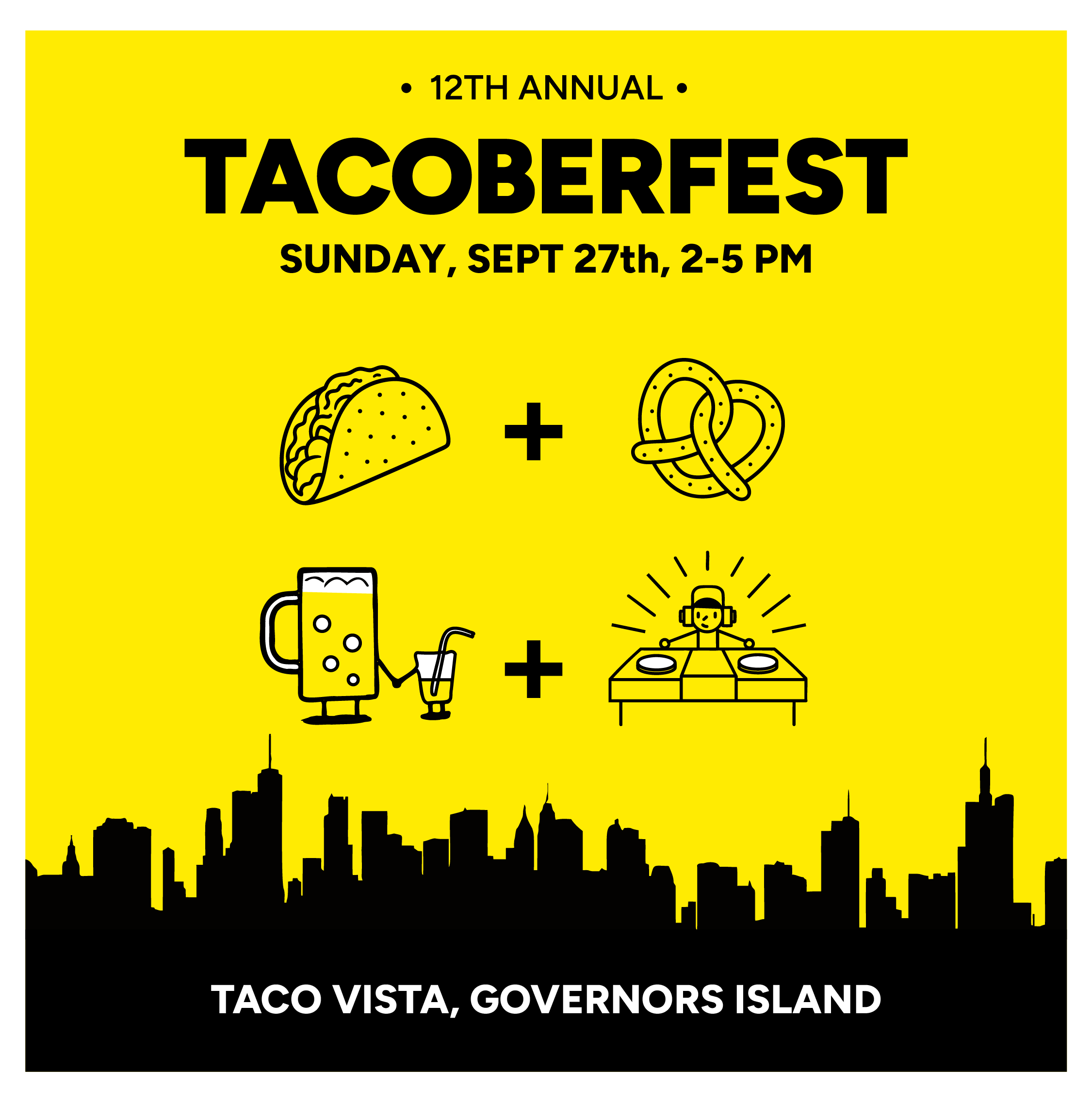 Tacoberfest on Governors Island
