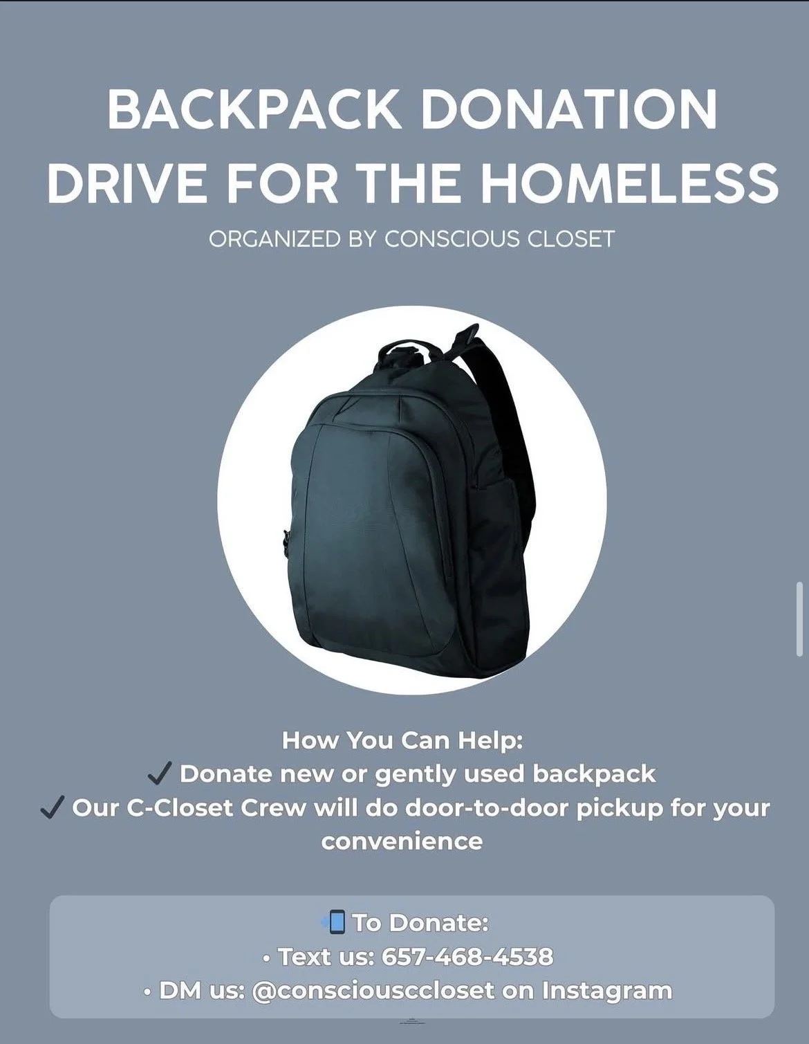 BackPack Donations