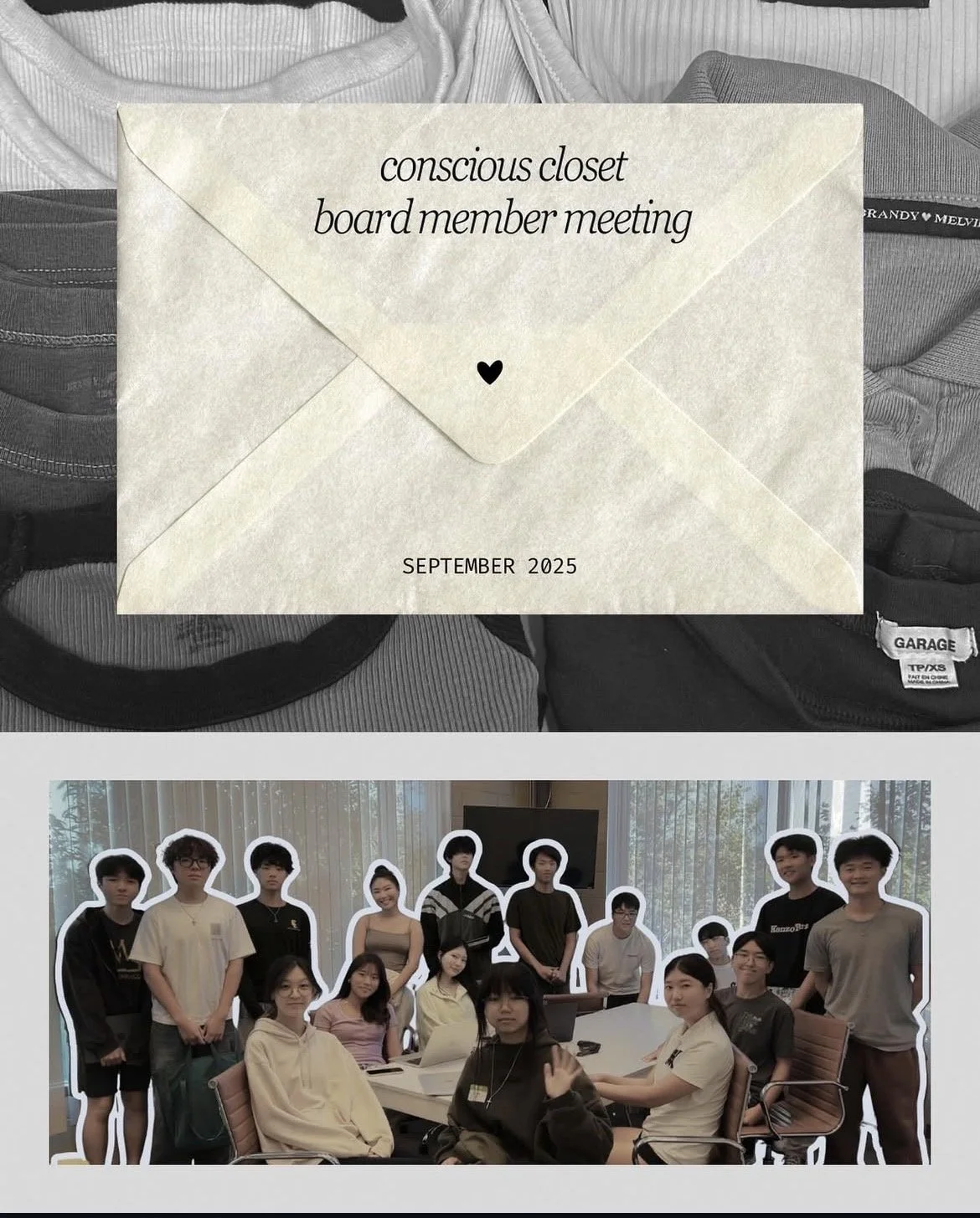 Conscious Closet Board Member Meeting!