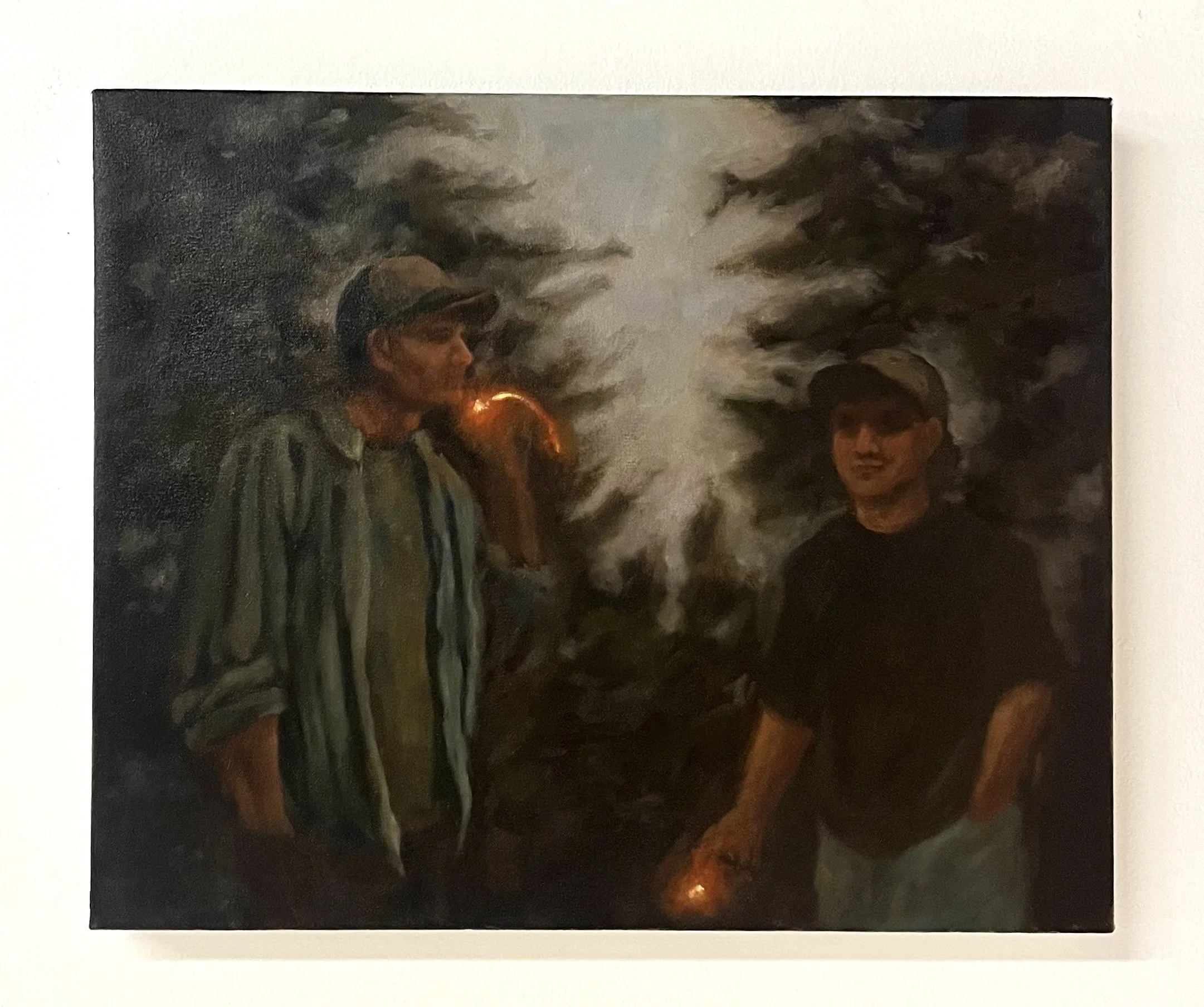 Dusk, oil on linen, 18 by 14 inches, 2024