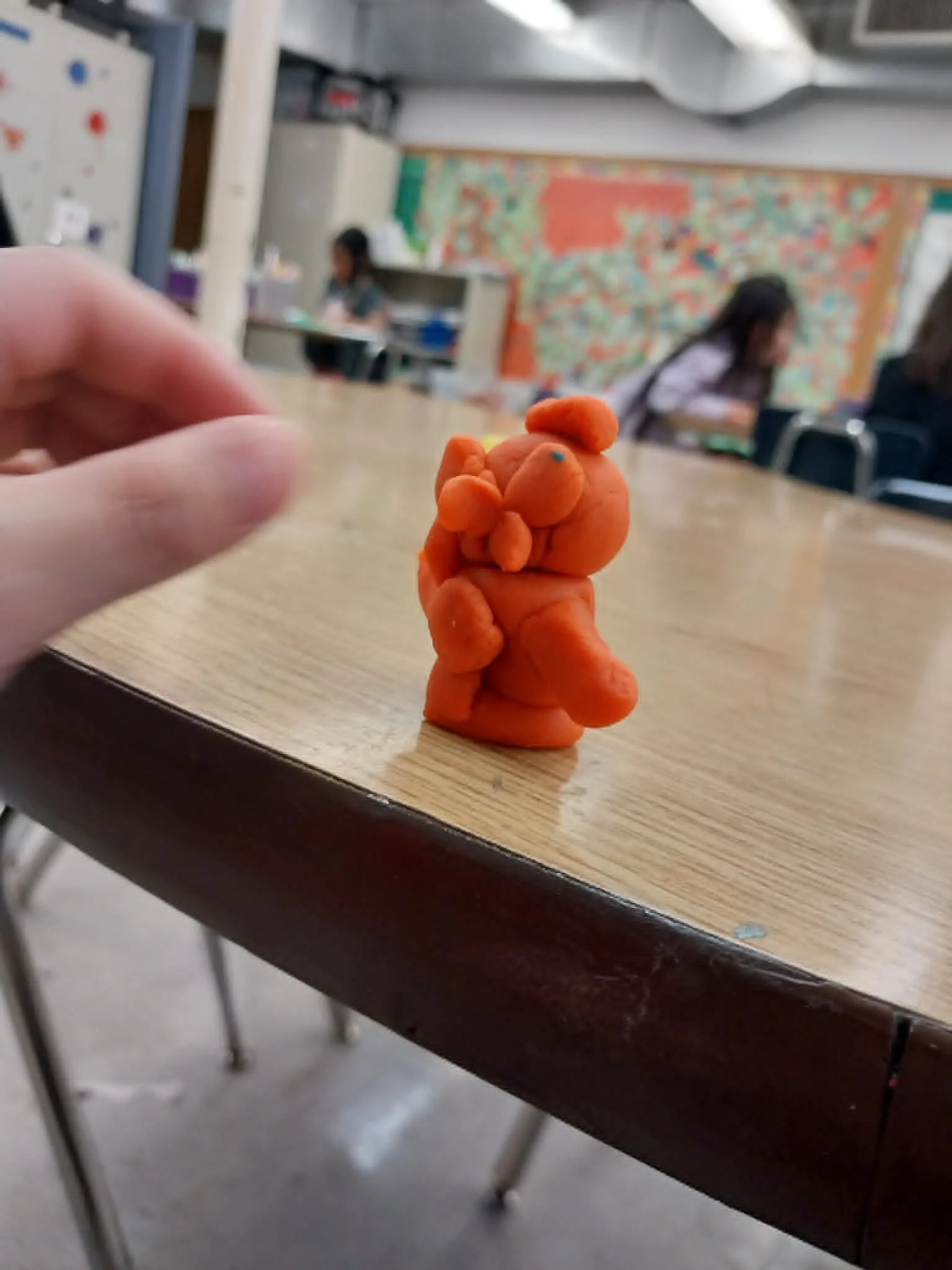 Low Stakes Ceramic Practice with Play dough before starting the project.