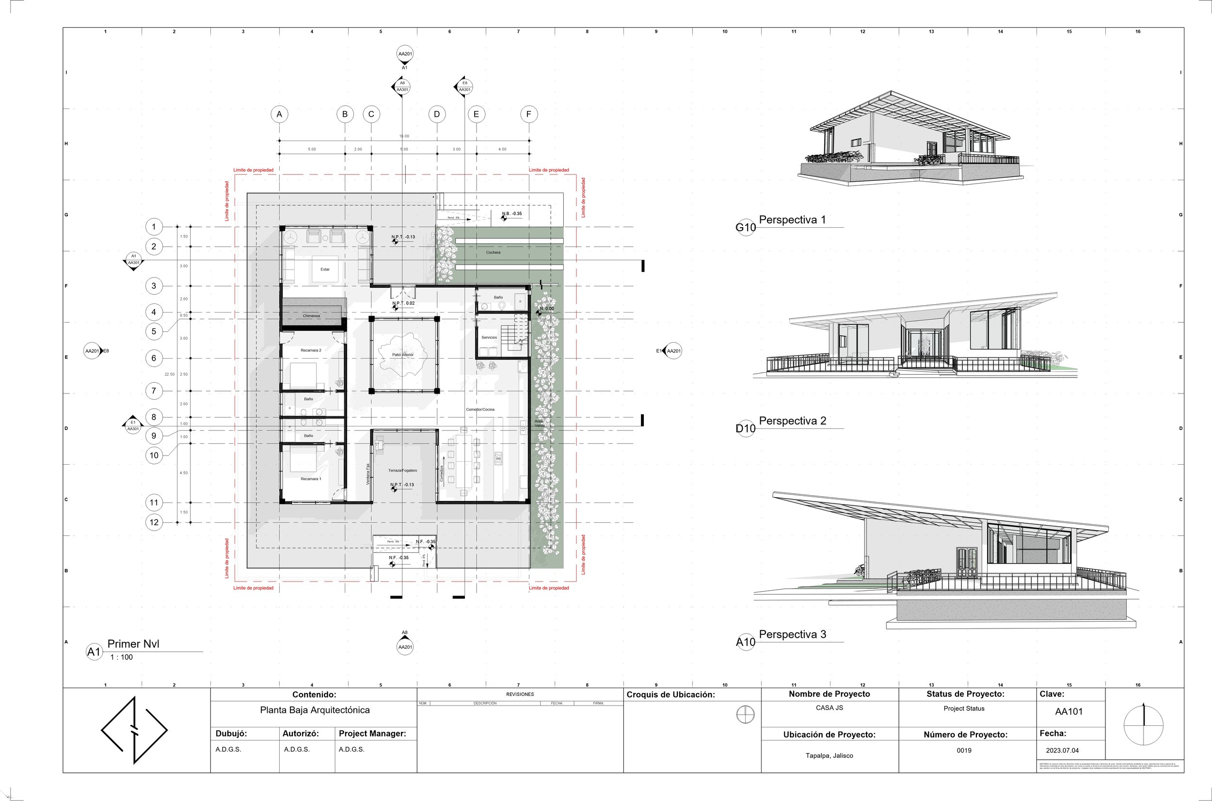 CASA JS - Sheet - AA101 - Planta Baja Arquitectónica.jpg