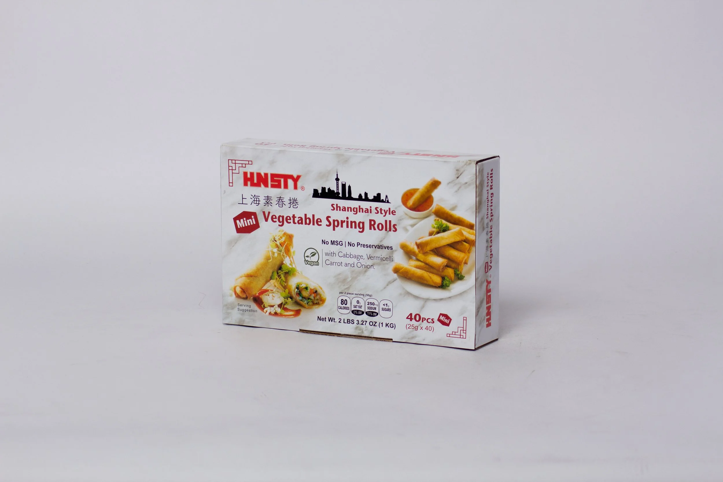 VEGETABLE SPRING ROLL HUNSTY 10/20PCS/50G