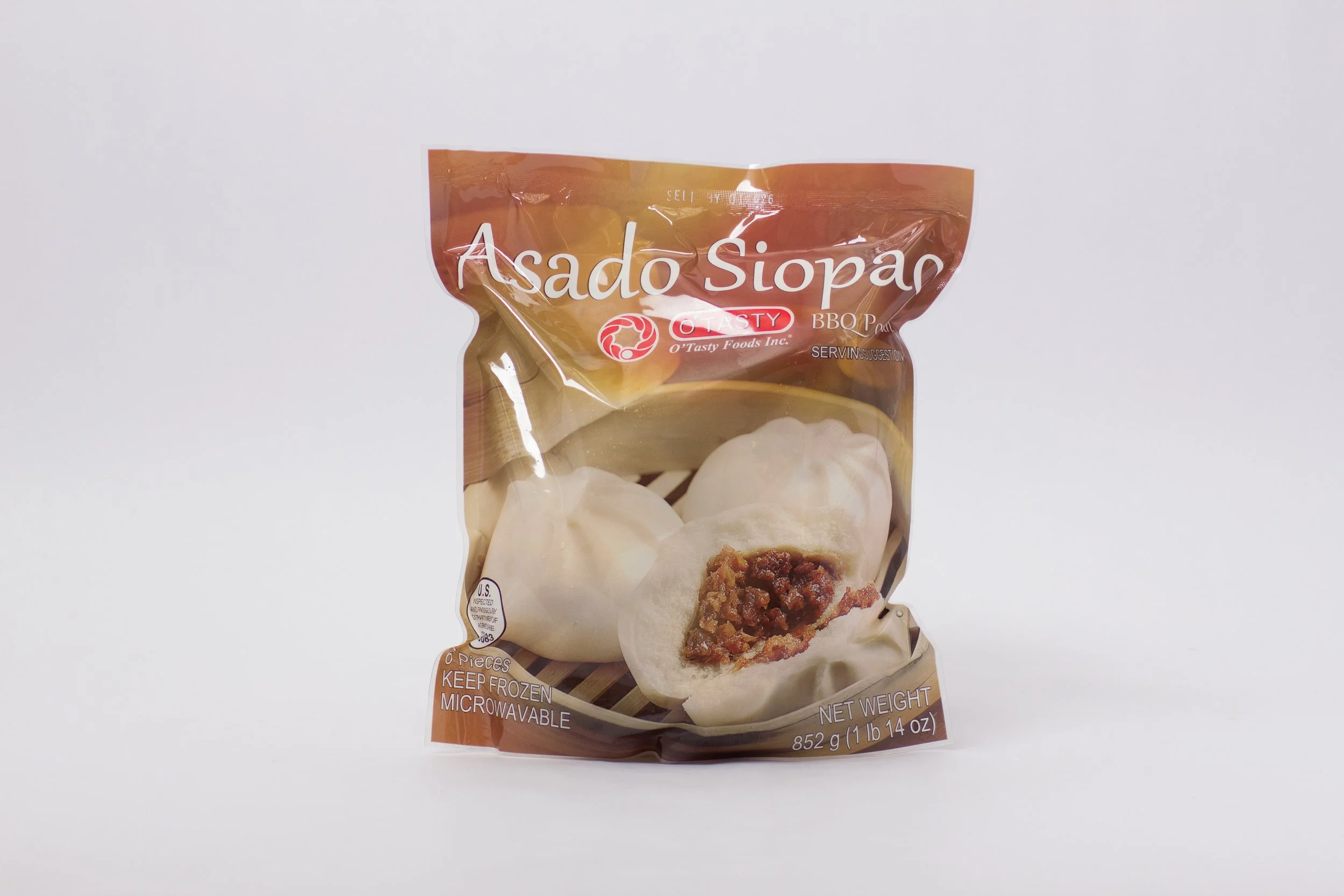 FILIPINO BBQ PORK BUN O'TASTY #66801 8/6 PCS