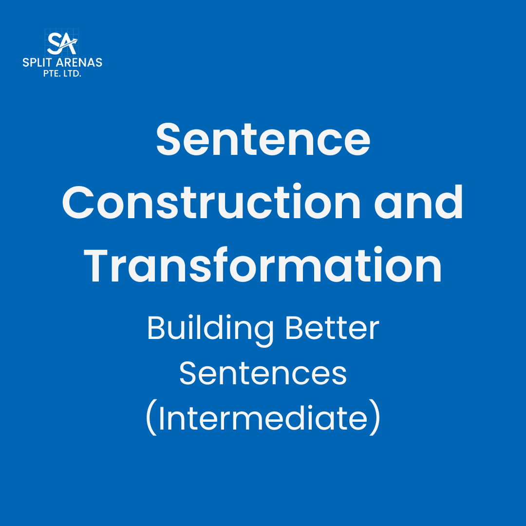 Sentential Ltd Sentence Construction and Transformation Worksheet - Building Better ...