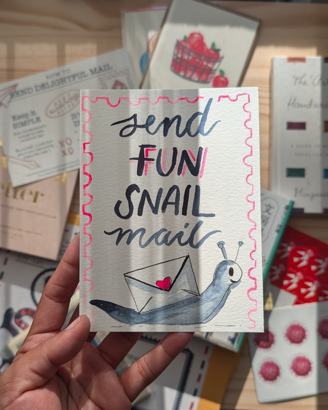 In 2025, I realized something ironic:
I make stationery&hellip; and I almost never send mail just for fun.

In 2026, I&rsquo;m changing that. 💌

Sending something tangible&mdash;something held, opened, and saved&mdash;feels more meaningful than ever