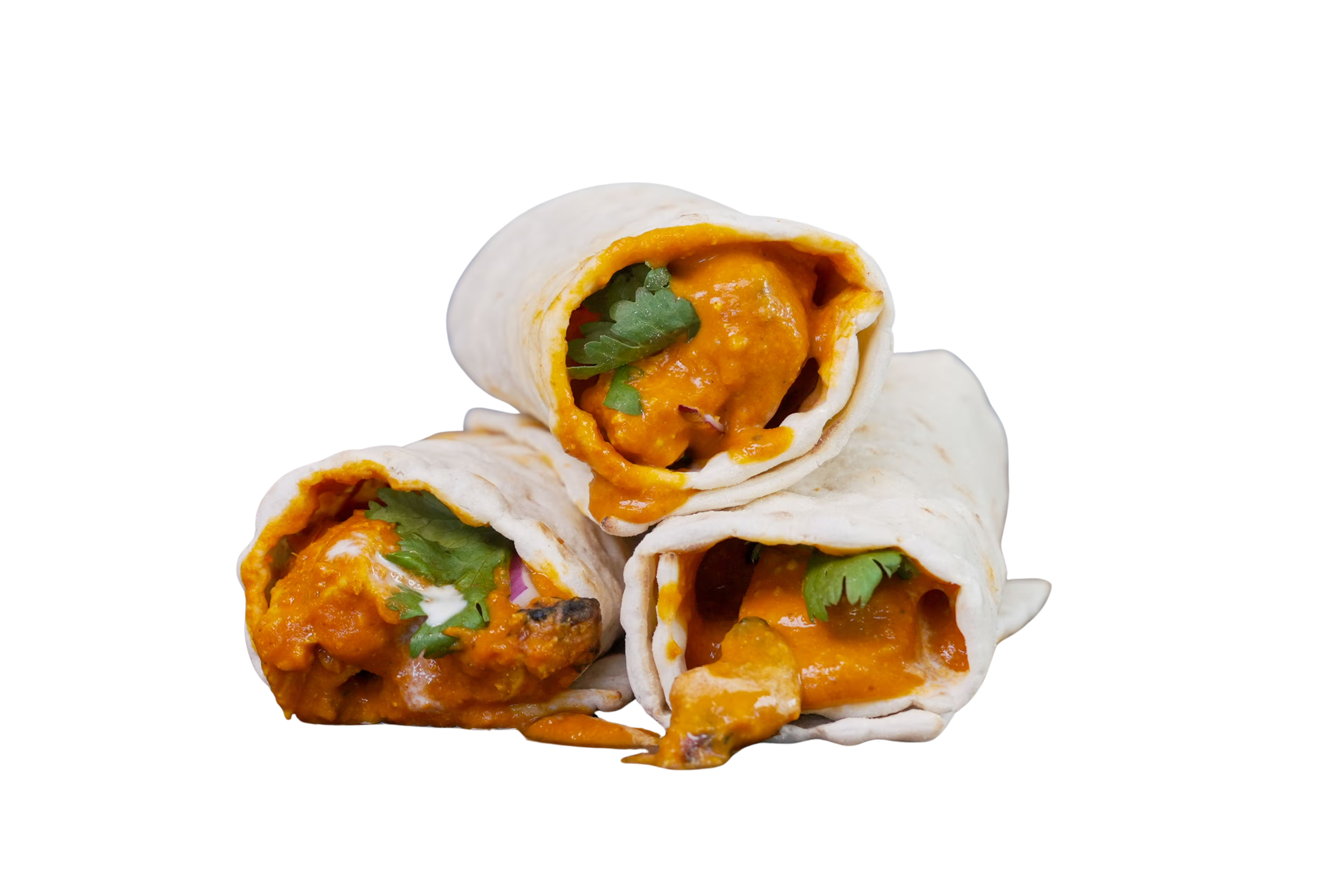 Butter Chicken Naan Wrap (Halal)