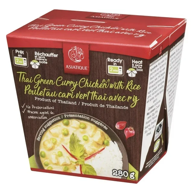 Thai Green Curry Chicken with Rice