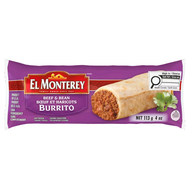 Beef & Bean Burrito