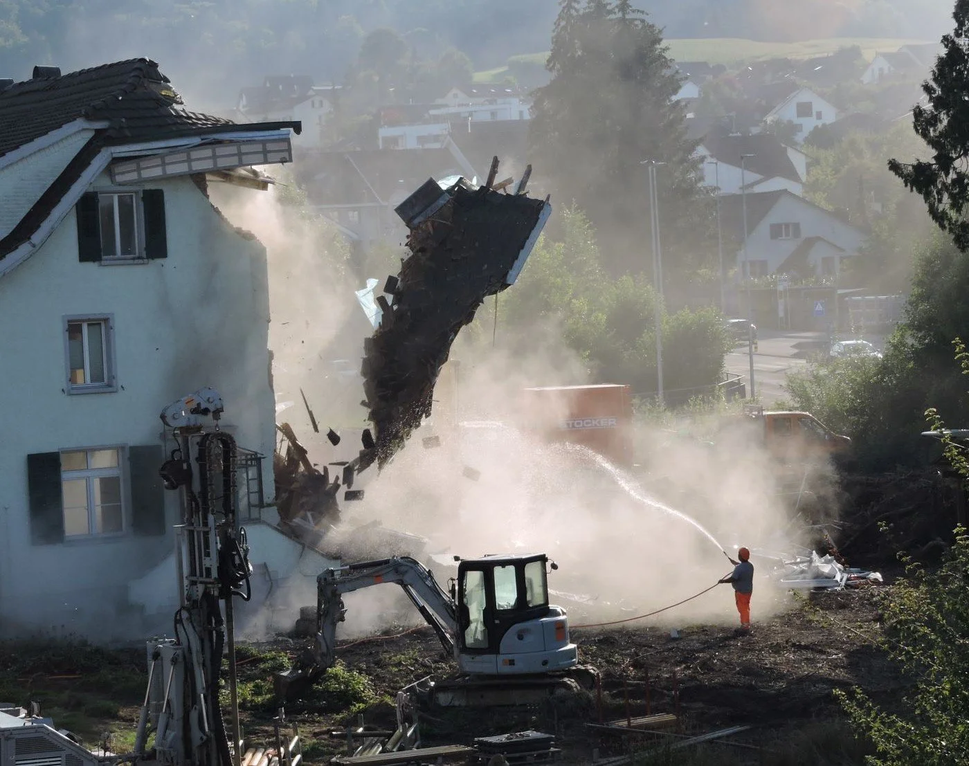 Baustelle Niedermatt (Blochareal)