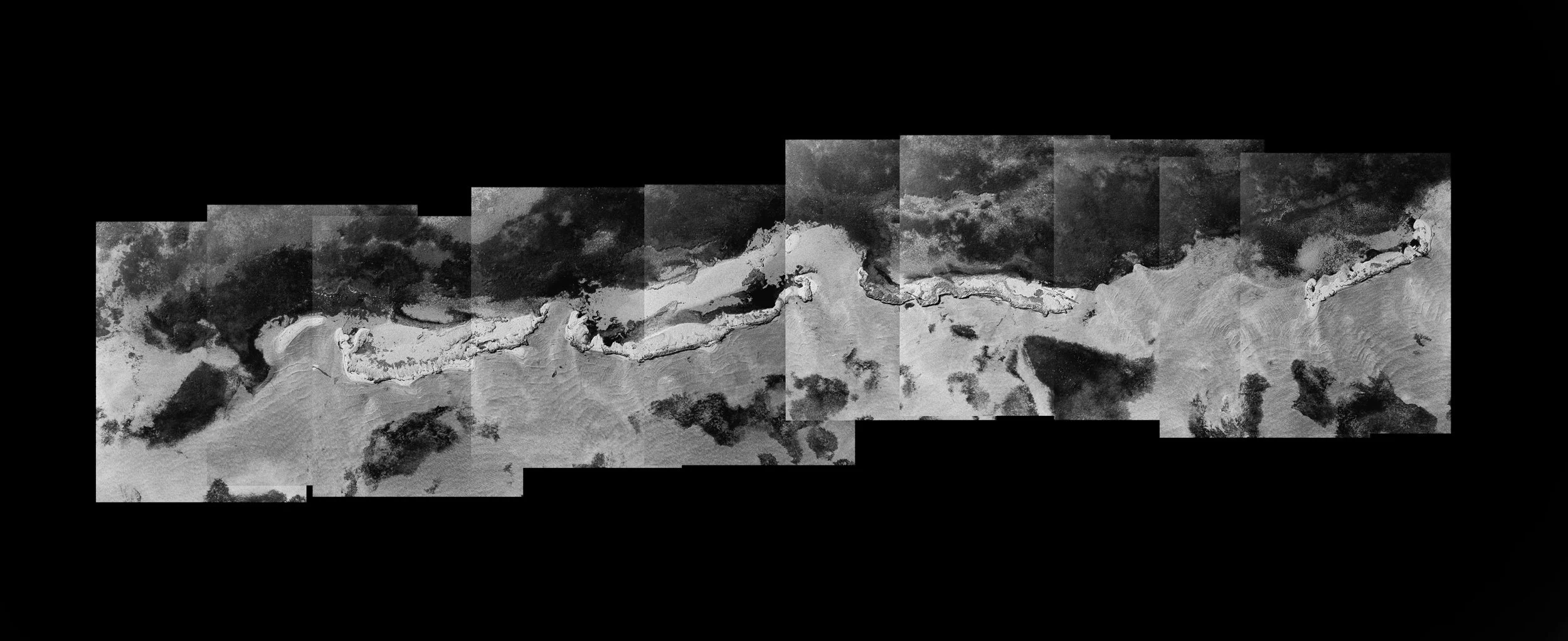Les tocs de l'étang de Thau, bancs de sable émergés du lido