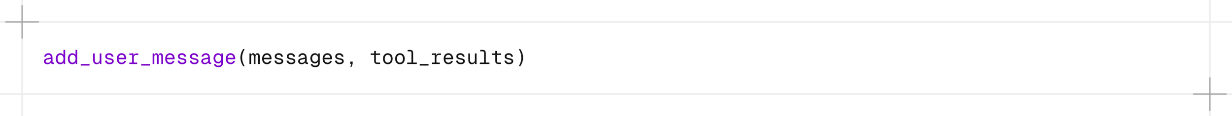 Add a user message function