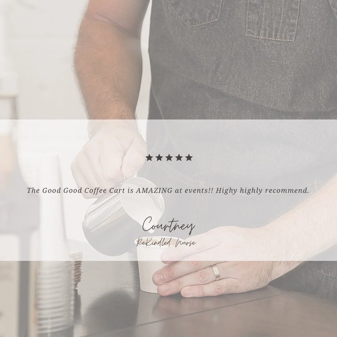 Thank you for the review, Courtney! ✨️⁠
⁠
⁠
⁠
#coffeecart #mobilecoffee #lancasterpa #coffeecatering #lancasterpaweddings #coffeebar #thegoodgoodcoffeecart #smallbusiness #familybusiness #lancastercoffeecart #lancasterpacoffeecart