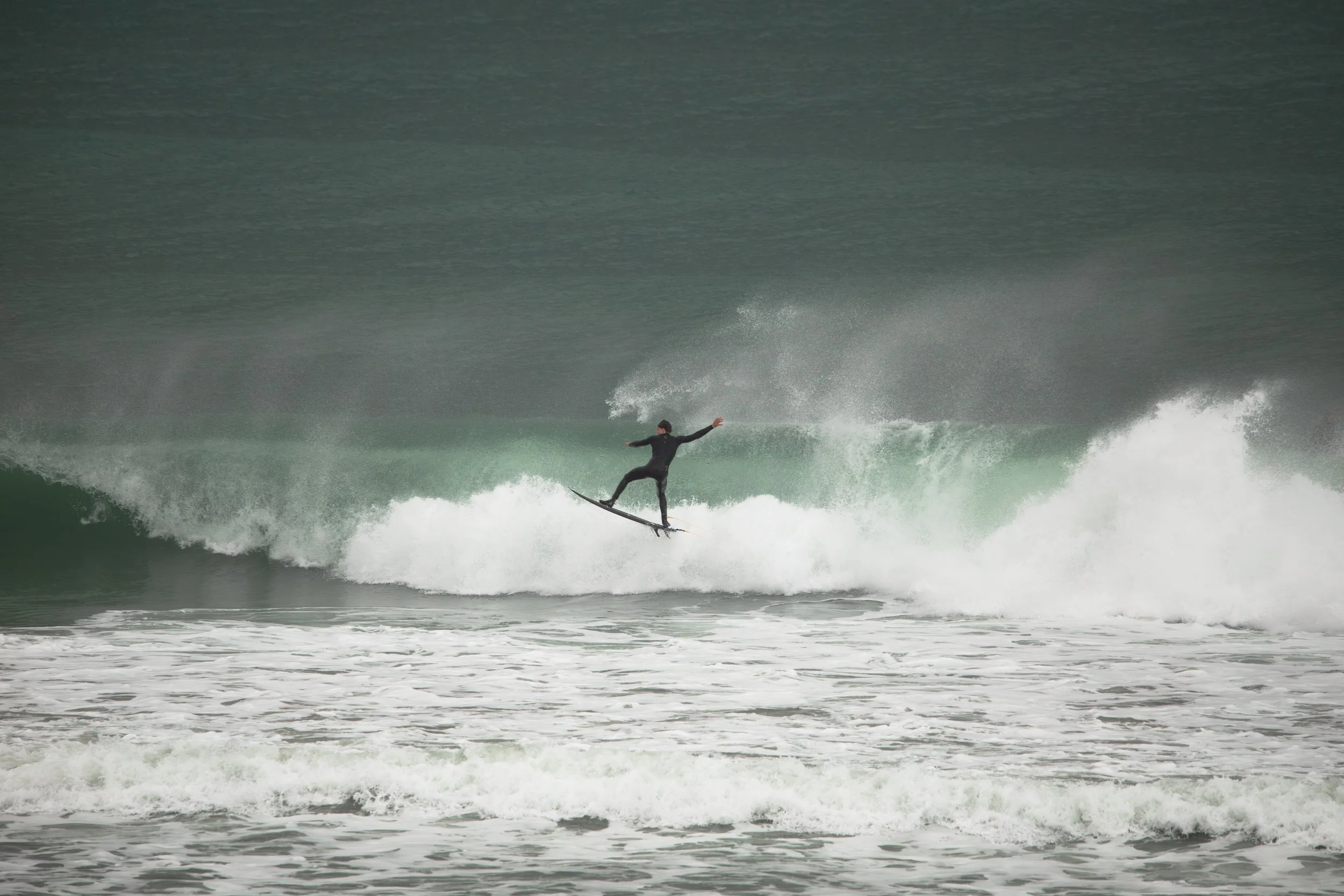 Lukas Skinner, Professional Surfer, Fistral Beach, March 2026