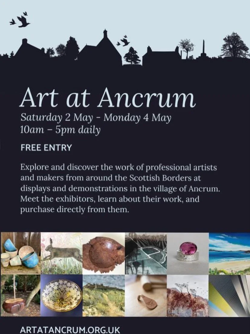 Really looking forward to being part of this lovely weekend and meeting all the other makers and artists #artatancrum#stoneware#scottishborderspottery#potteryclasses#localart
