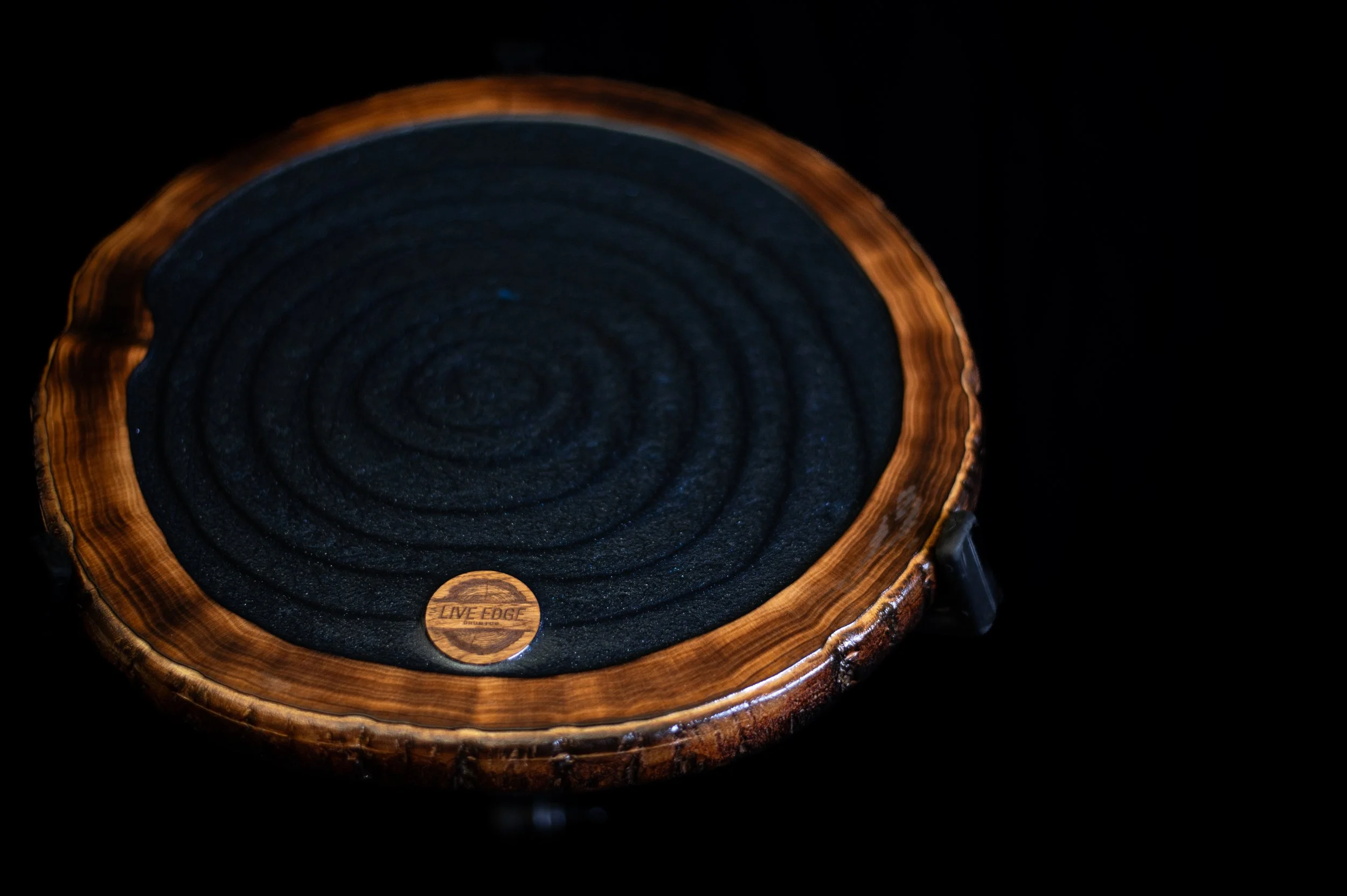 Live Edge Practice Pad | Batch #10 | CAMPFIRE "INTERSTELLAR" EDITION