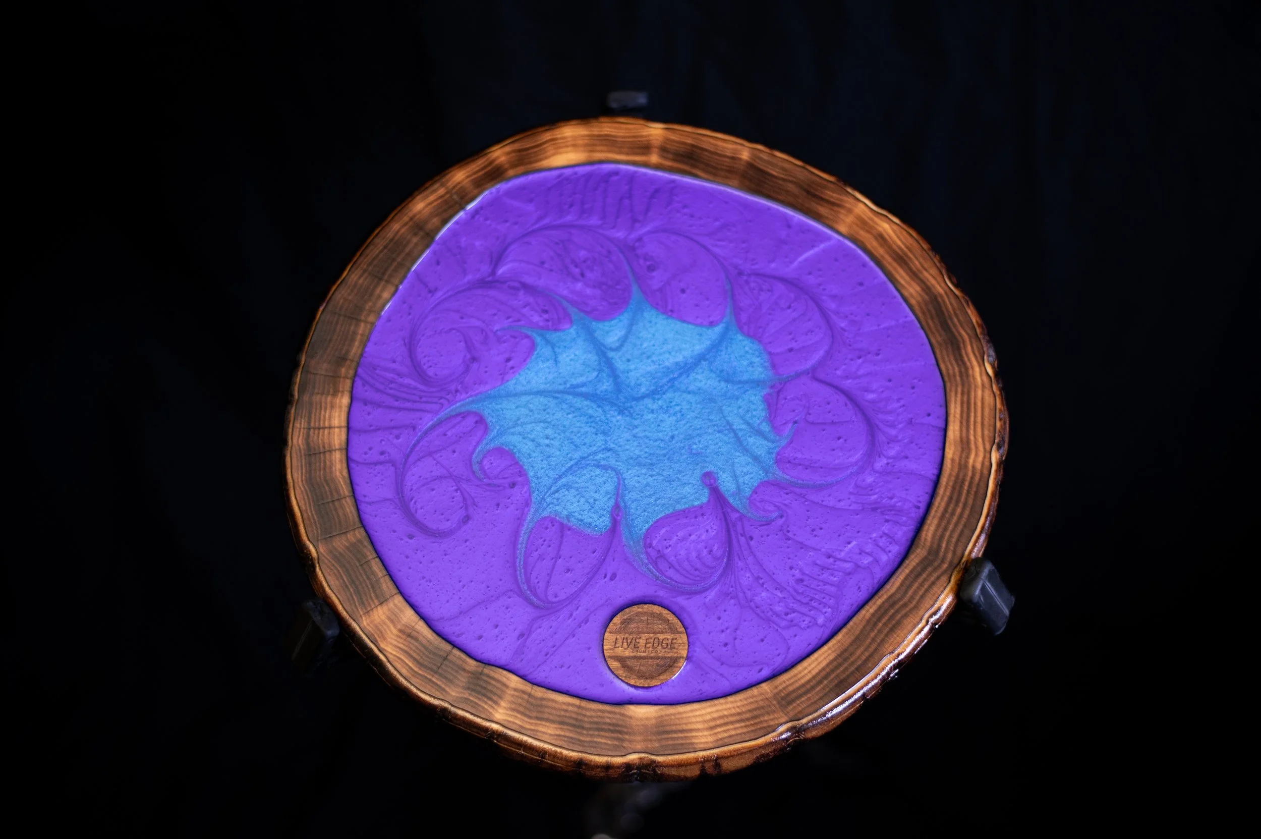 Live Edge Practice Pad | Batch #10 | CAMPFIRE "FLOWER" EDITION