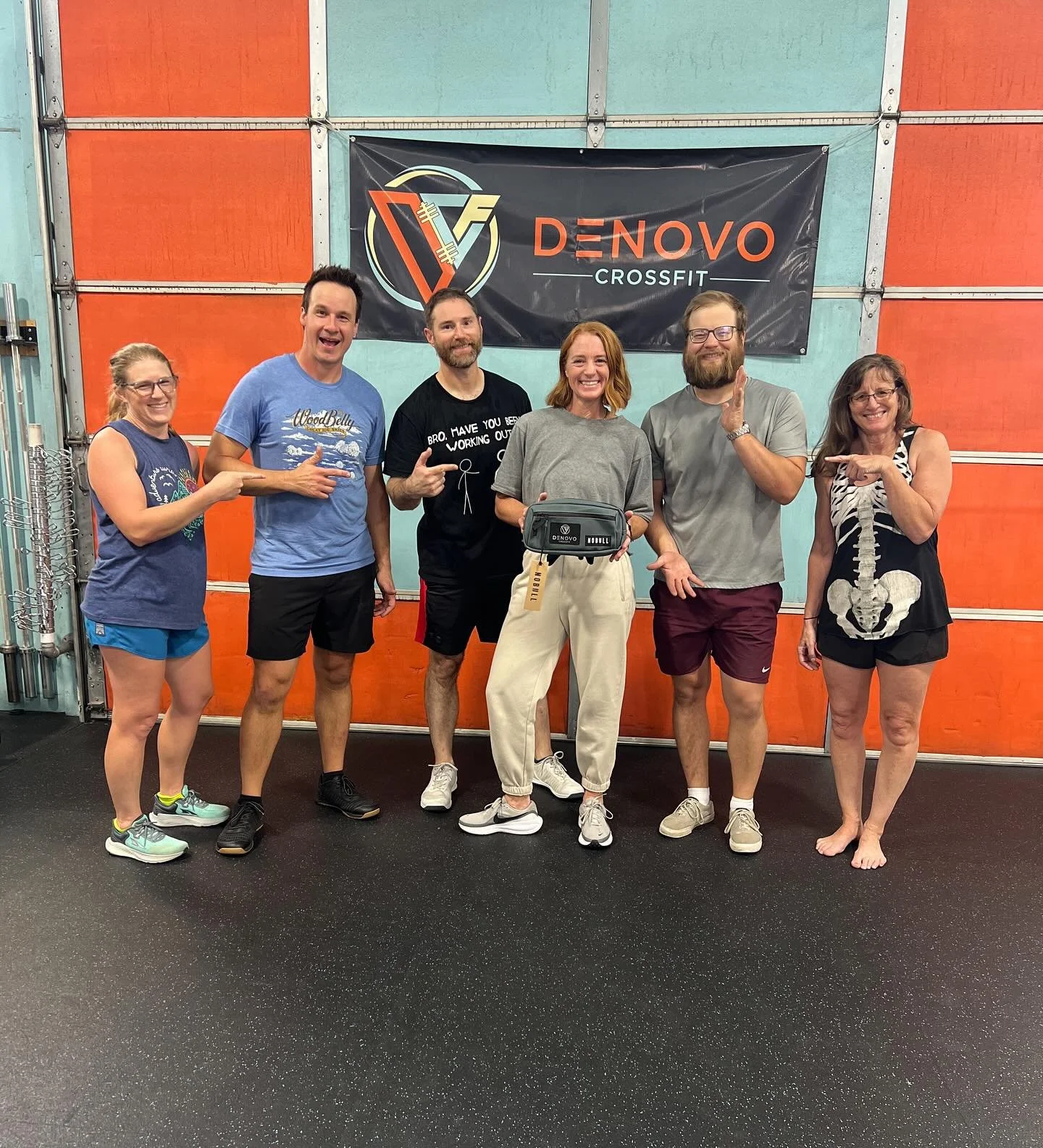 Congratulations to @babs2005 for winning the quarterly check in drawing! She received a sweet Nobull belt bag with DeNovo Logo.  Great job showing up Ann, your consistency is evident in how strong you&rsquo;ve become. Your dedication is inspiring and