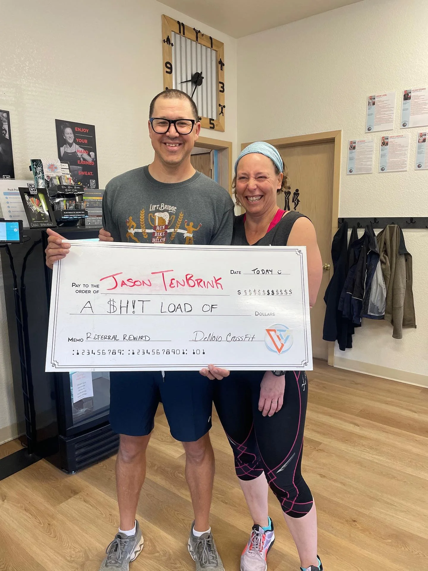 Shoutout to Elaine Aaron-Tenbrink for referring her husband Jason! We're thrilled to see our community grow. As a thank you, they'll both enjoy 40% off their membership for a month. We're so grateful!
