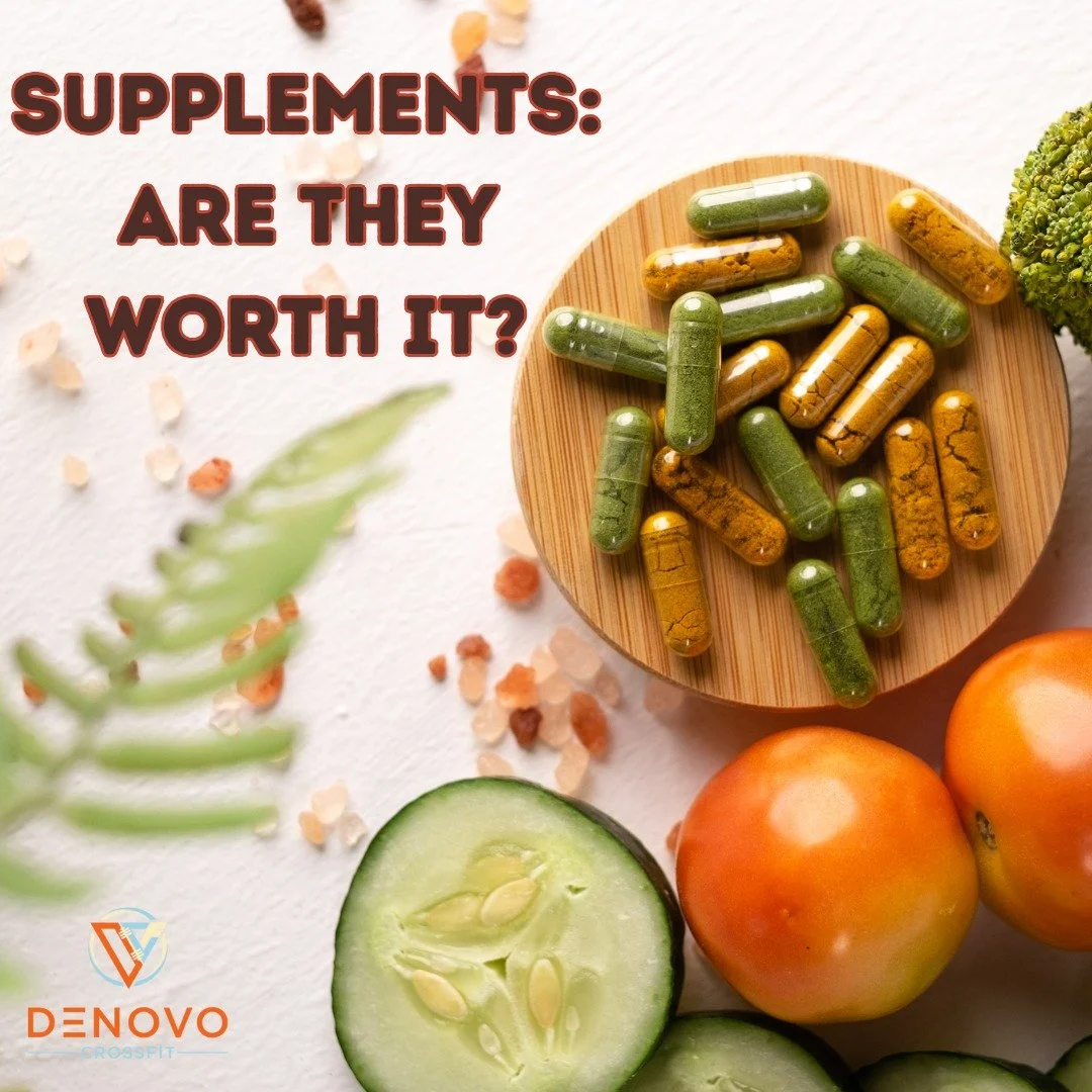 Supplements are a popular health fad but, for the most part, may not be worth it. If you are eating a balanced and varied diet, focused on whole, nutrient-dense foods with lots of veggies and protein sources, as well as limiting processed foods and s